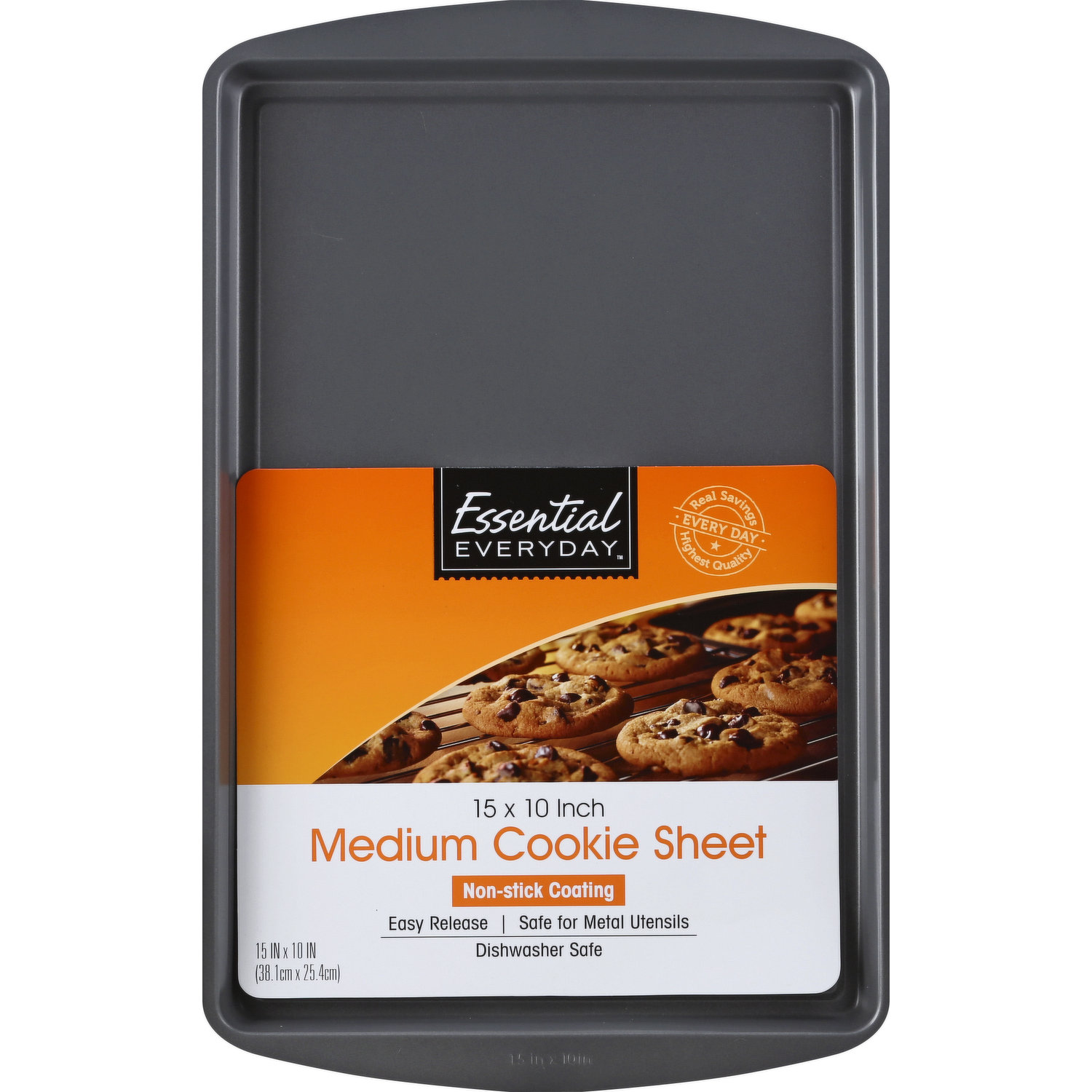  Baker's Secret Set of 3 Cookie Sheets, 15 17 19, Nonstick  Coating for Easy Release, Cookie Trays for Baking Roasting Cooking,  Dishwasher Safe DIY Home Baking Supplies - Essentials Collection: Home