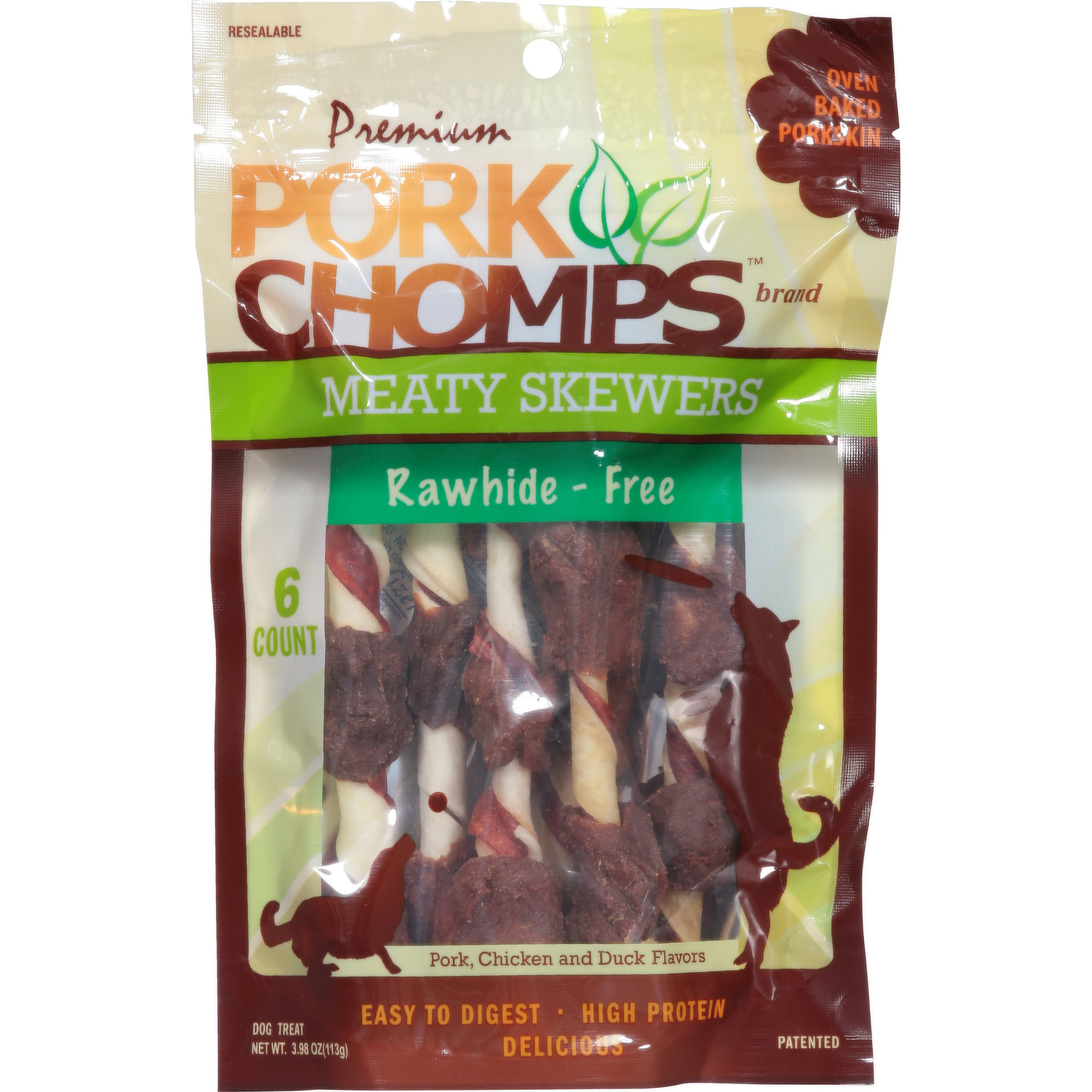 Pork chomps deals meaty skewers