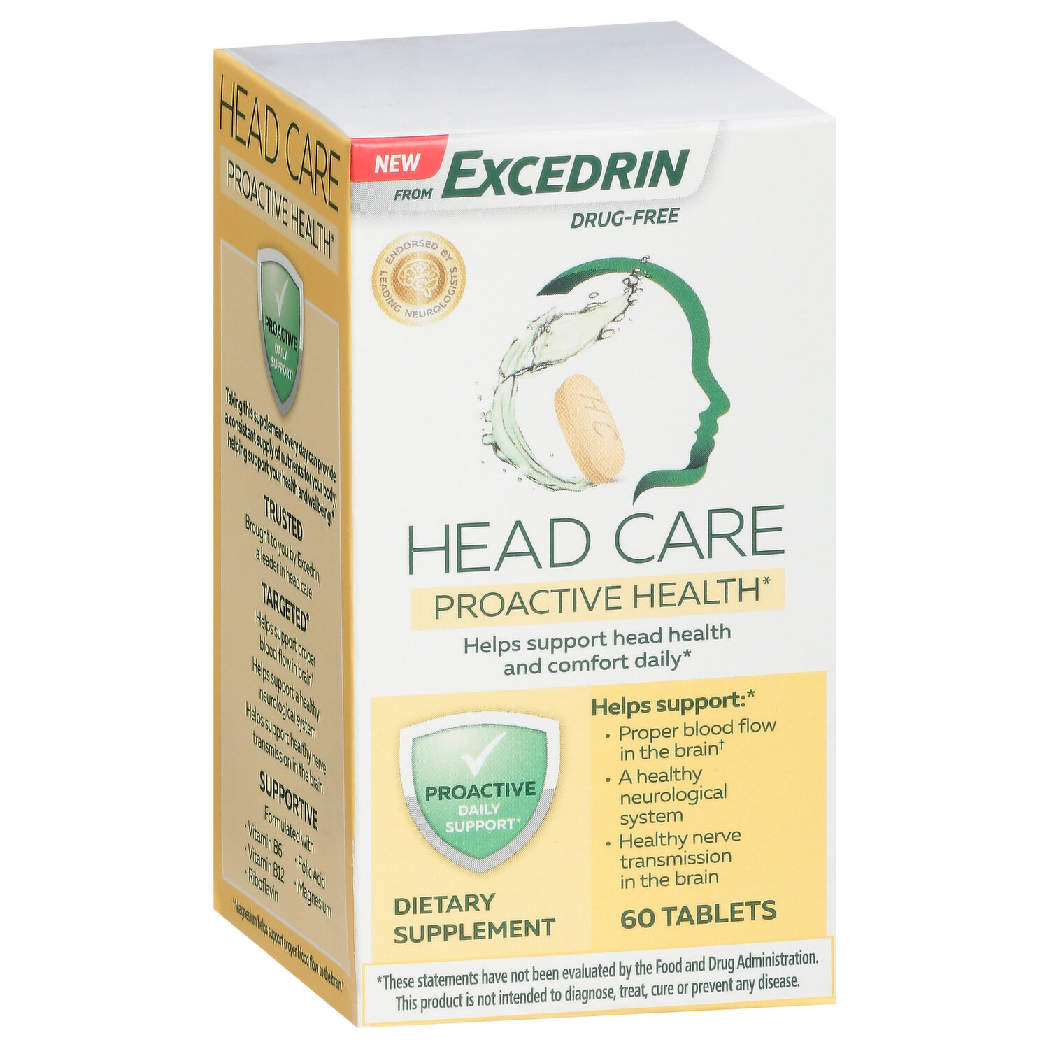 Excedrin Head Care Proactive Health Tablets - Shop Vitamins A-Z at