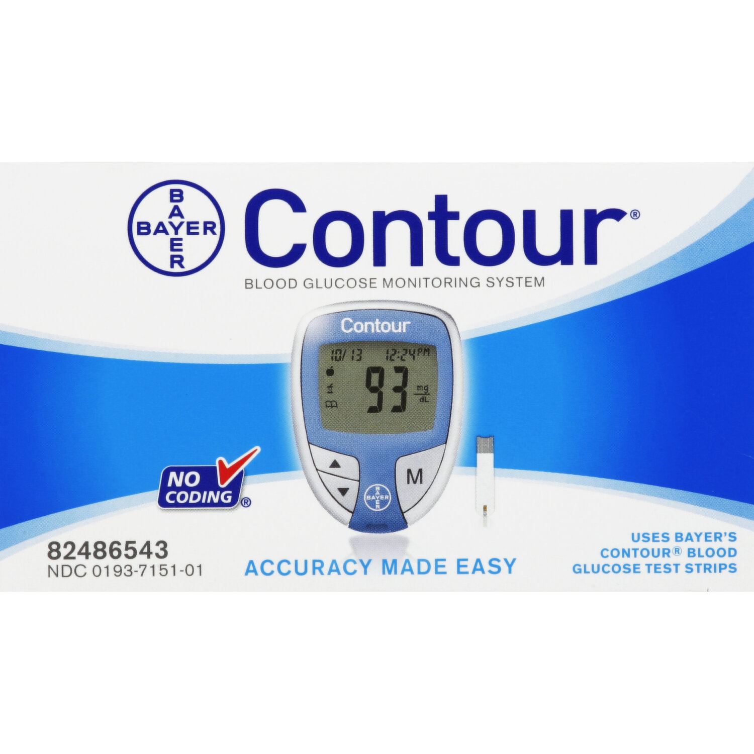 Contour Blood Glucose Monitoring System, 1 Each