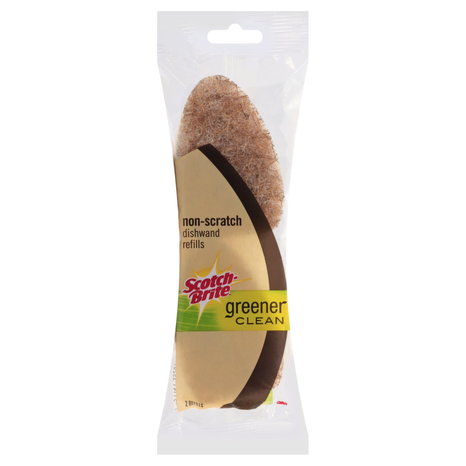 Casabella Copper Power Natural Fiber Non-Scratch Scrub Sponges (Pack of 2)