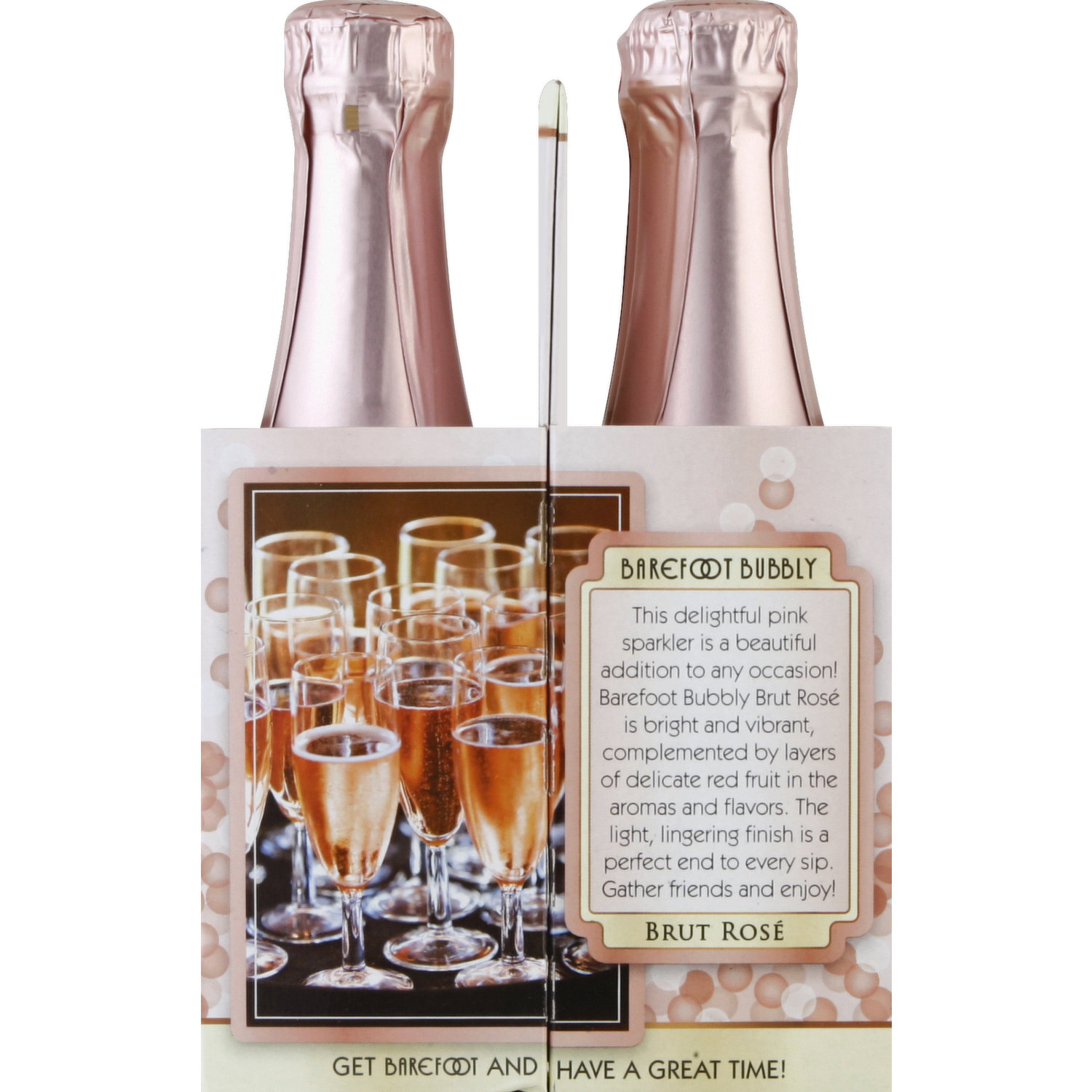 Barefoot Bubbly Brut Rose Champagne