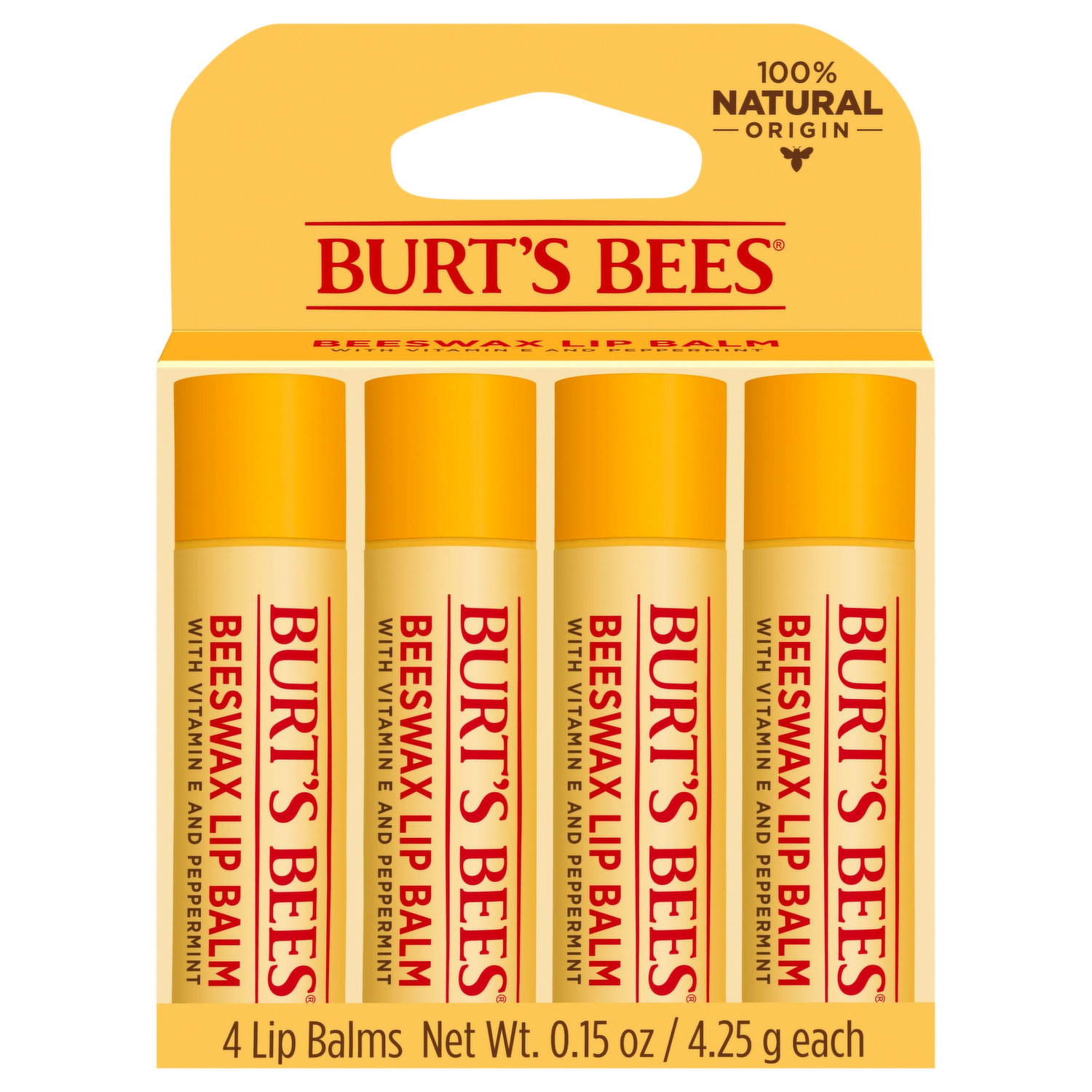 Wholesale Burt's Bees Beeswax Lip Balm - 0.15 oz