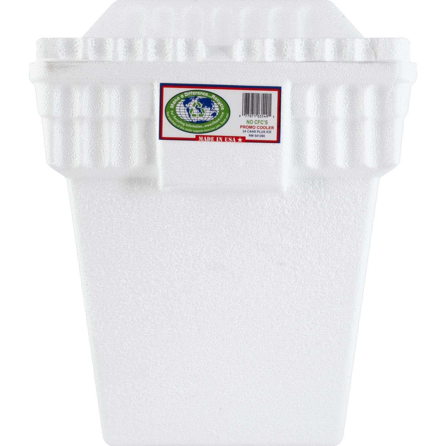 Lifoam Styrofoam Cooler, White, 28 quart