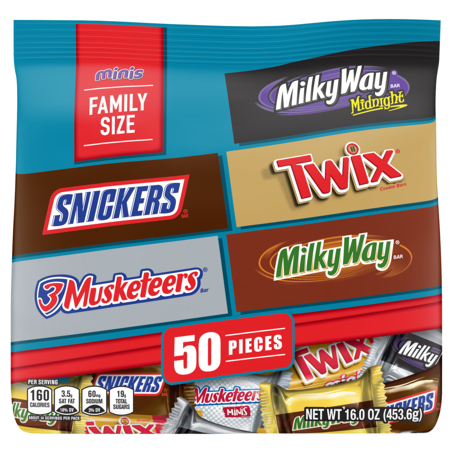 Snickers Candy Bars, Minis - 10.48 oz