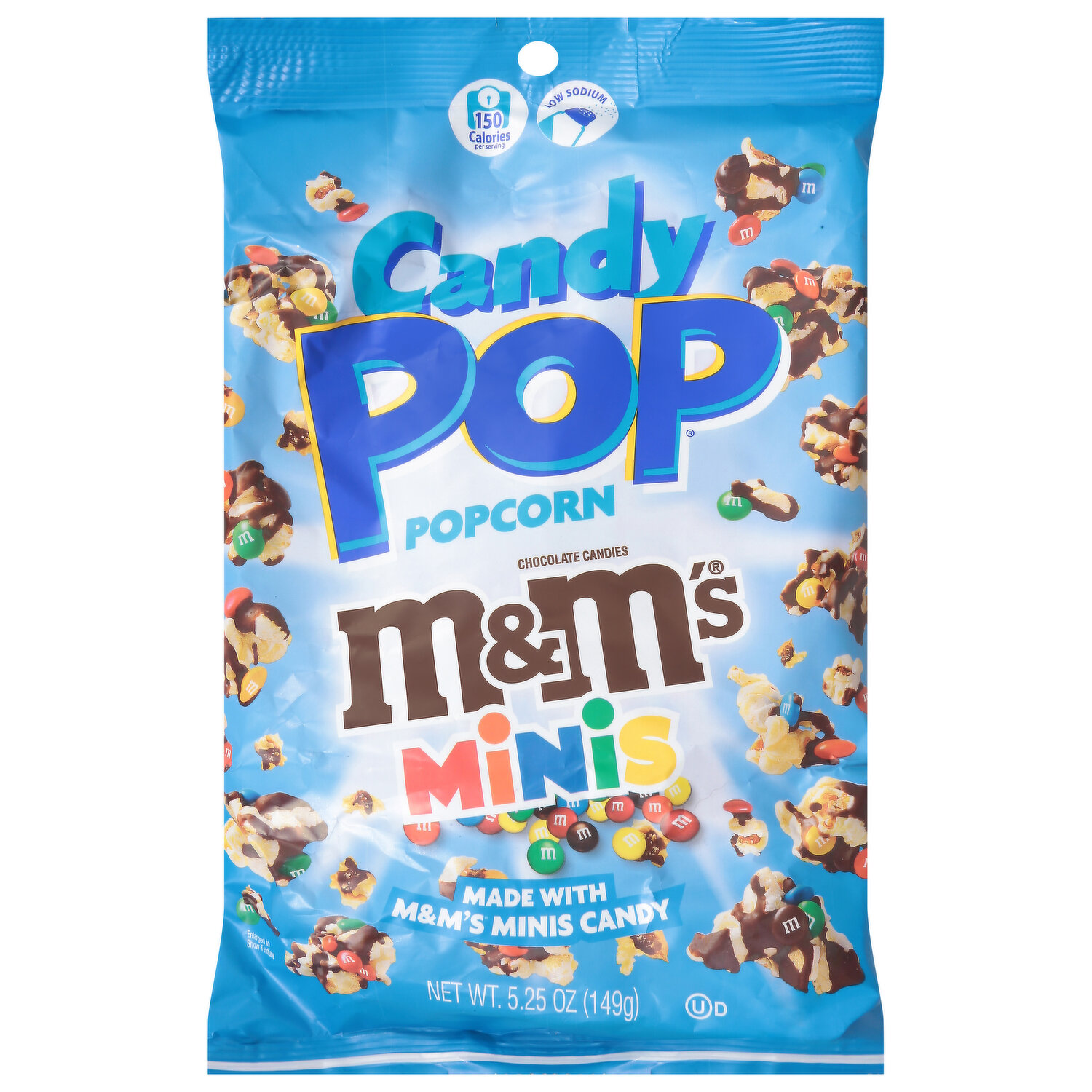 Candy Pop M&M Mini's Snack 5.25oz Bag