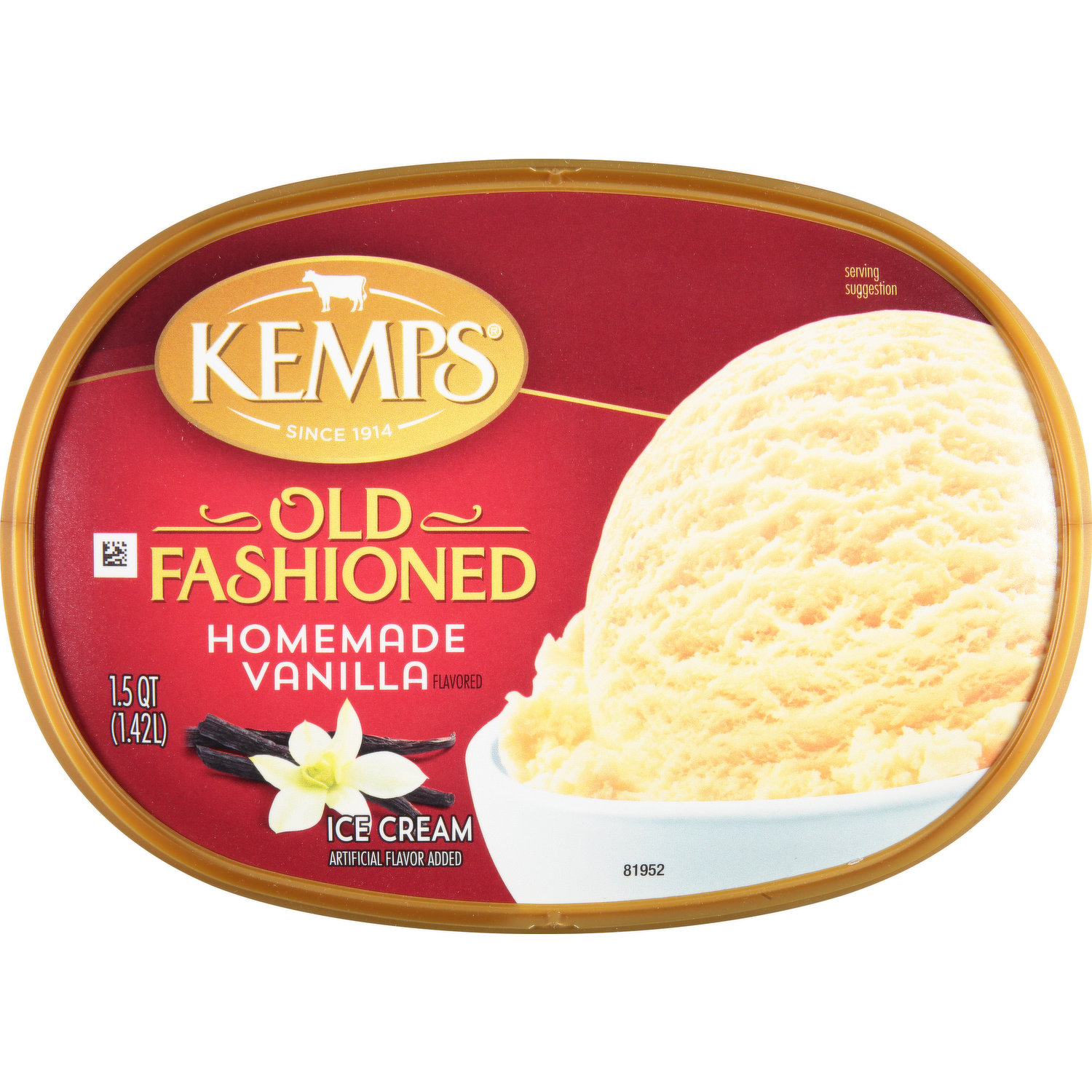 Kemps Throwback Ice Cream, GooGoo Cluster, Original Recipe, Ice Cream