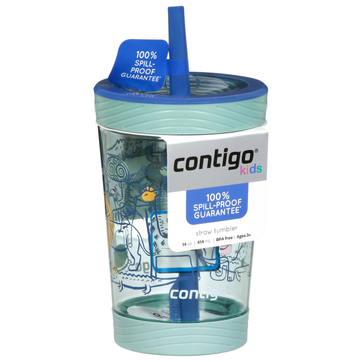 Contigo Kids Straw Tumbler, Spill Proof, 14 Ounce