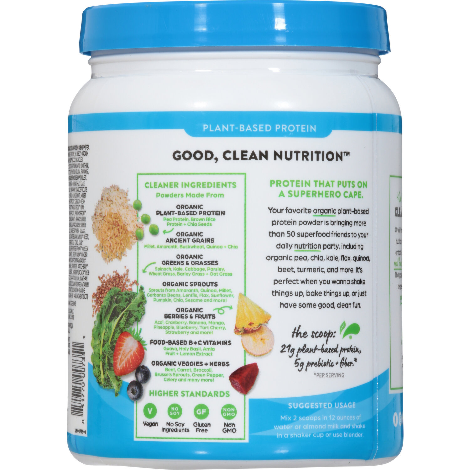 DrinkOrgain Plant-Based Peanut Butter Cup Protein Powder from