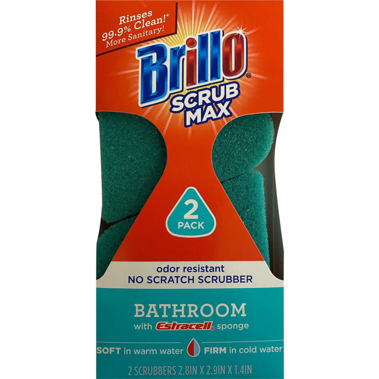 NEW Scrub Max Bathroom Scrubber Sponge