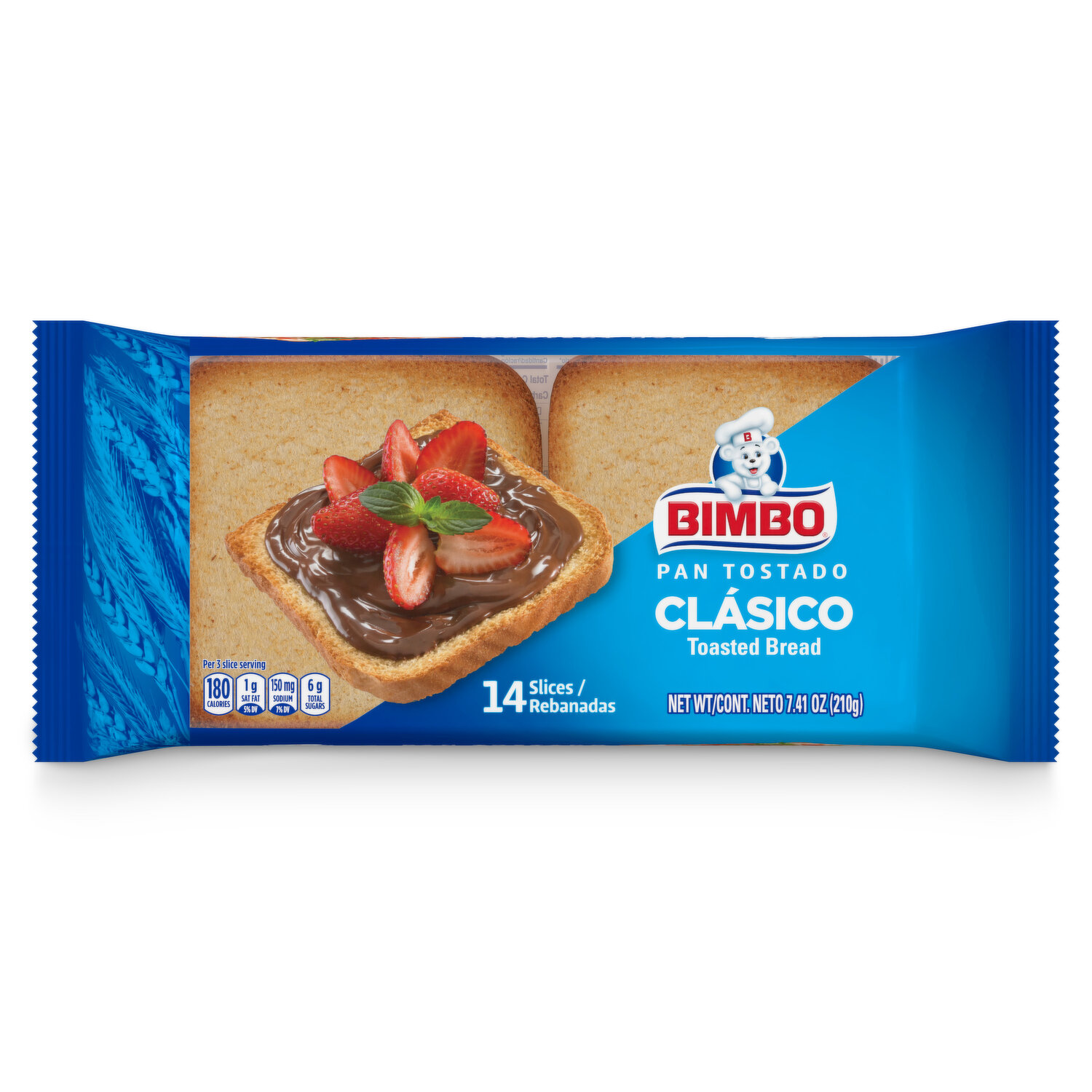 Bimbo Artesano Lactal Pan de Molde Original White Molded Sliced Bread, 500  g / 17.6 oz loaf