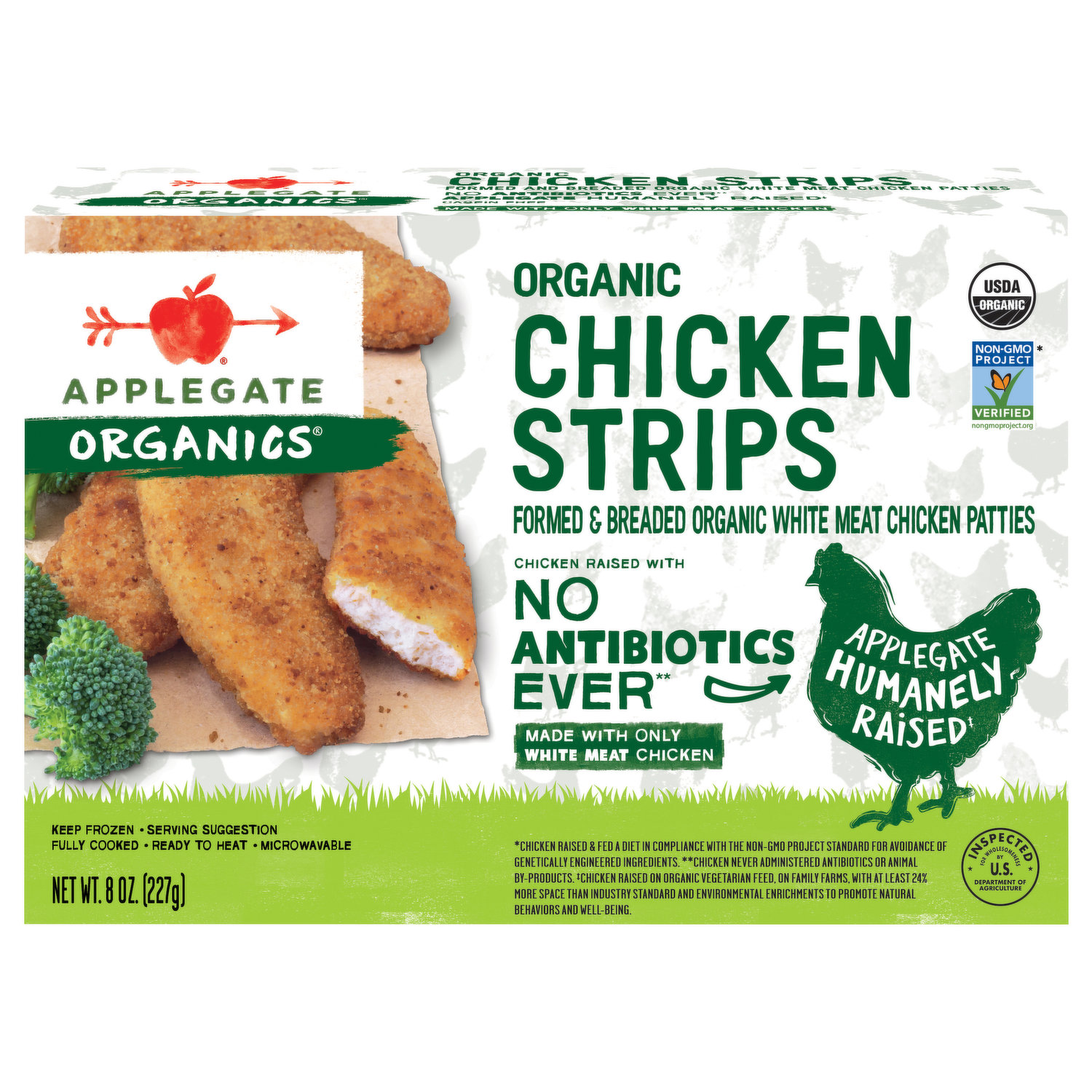 Just Bare Seasoned Savory Chicken Breast Fillets 24 oz, Organic Chicken  Breasts & Tenders