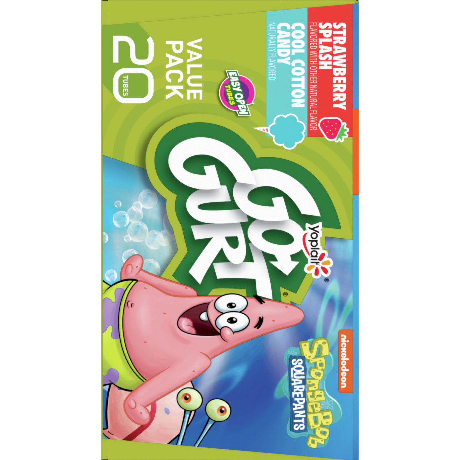 Yoplait Go-gurt Strawberry/cotton Candy Fat Free Kids' Yogurt