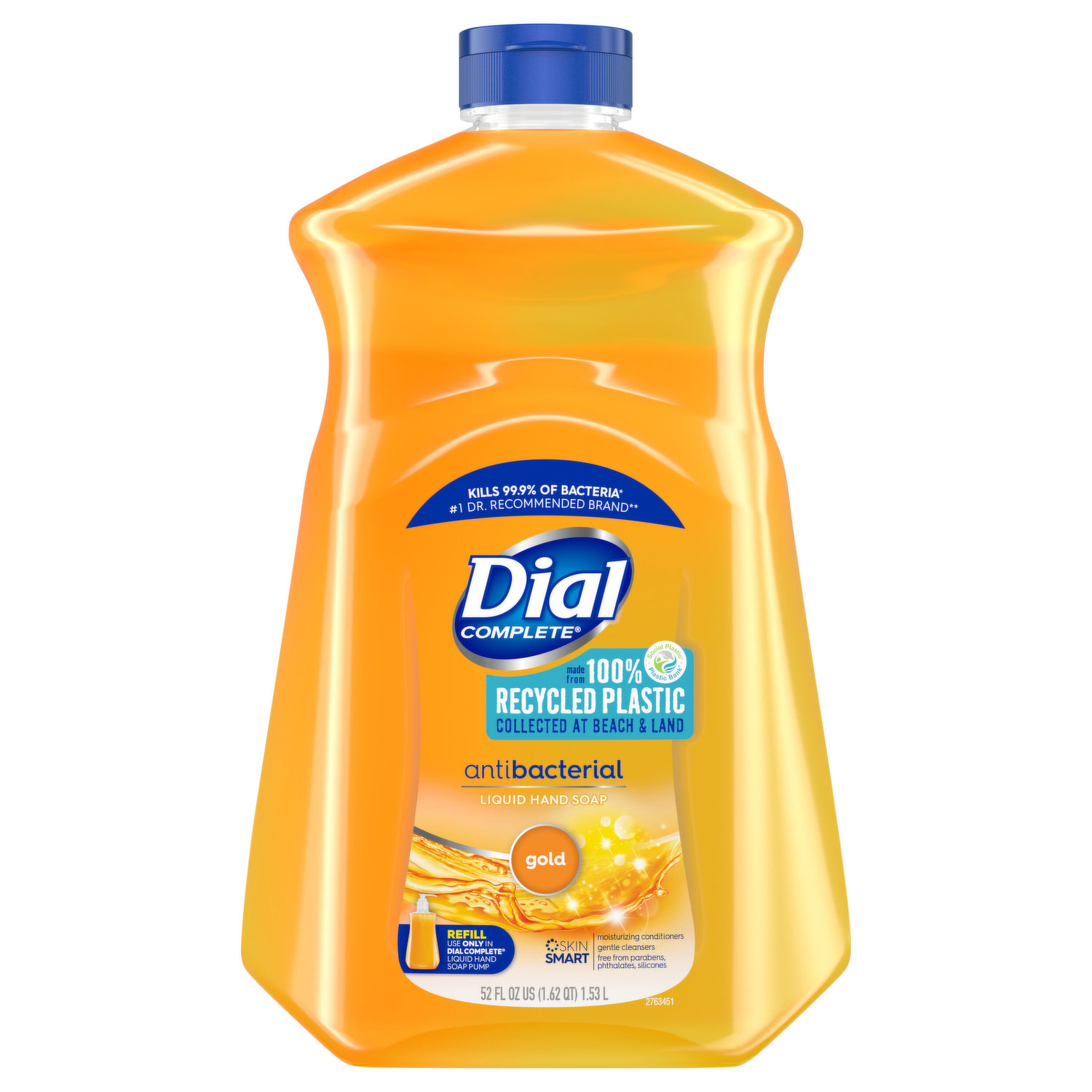 Dial distributes body wash in '100% recycled' plastic bottles in