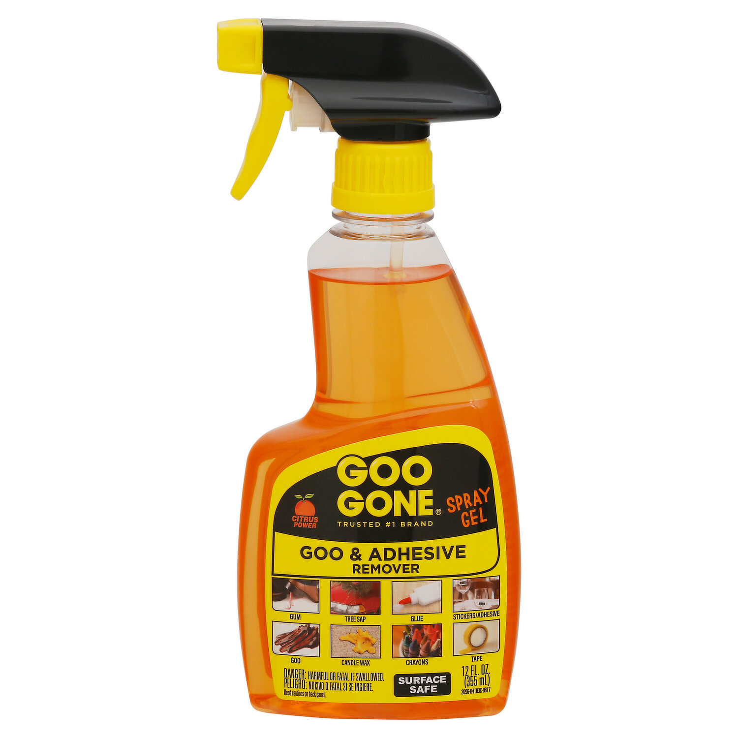 Goo Gone Adhesive Remover 4 oz - Citrus Power Liquid Pour Bottle - Removes  Grease, Stickers, Tar, Gum, Crayon and Tape - Home, Shop, Car, Garage in  the Adhesive Removers department at