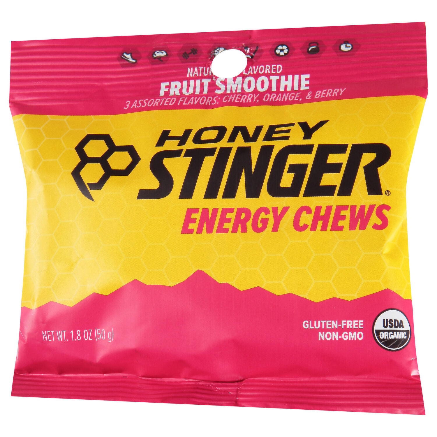 honey！ Honey Stinger® Organic Cherry Blossom Energy Chews, 12 ct