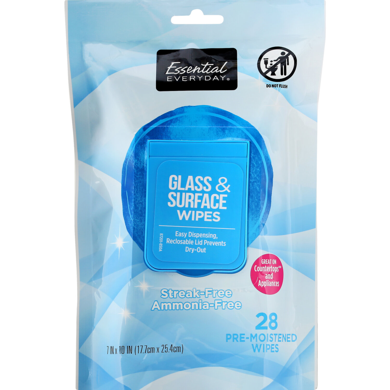 At Home Clean Glass Wipes - At Home Essentials