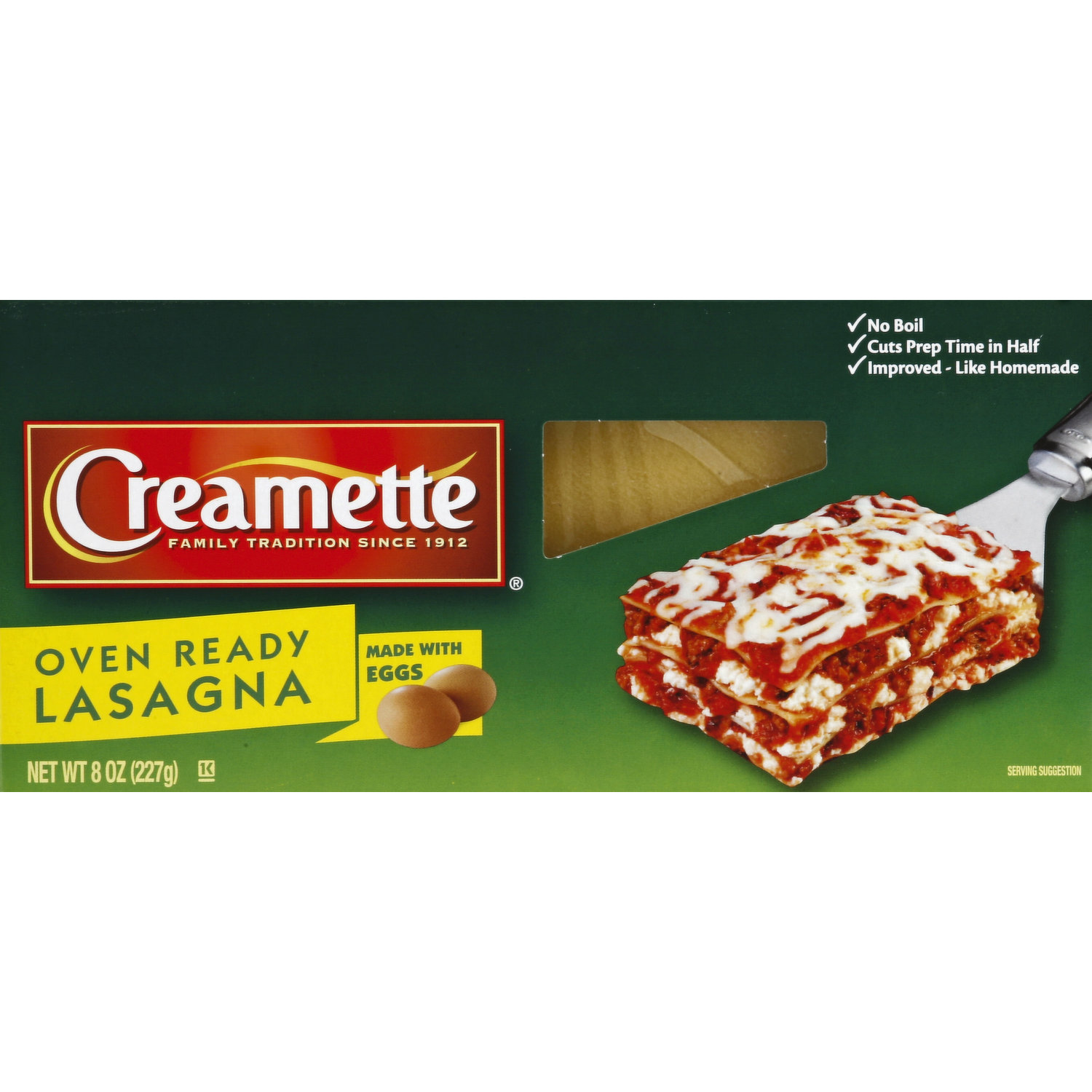 Creamette Lasagna Oven Ready 8 Ounce