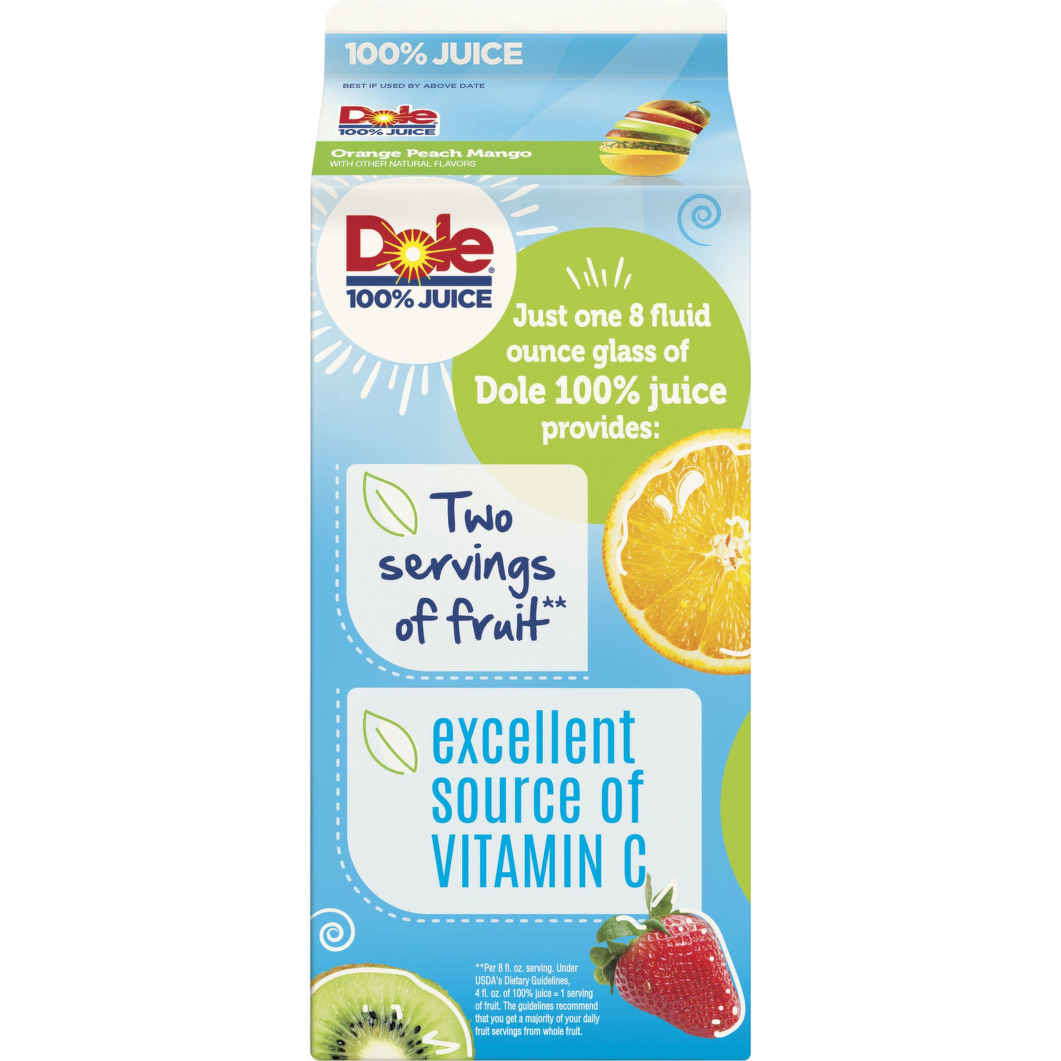 Dole orange peach mango juice deals