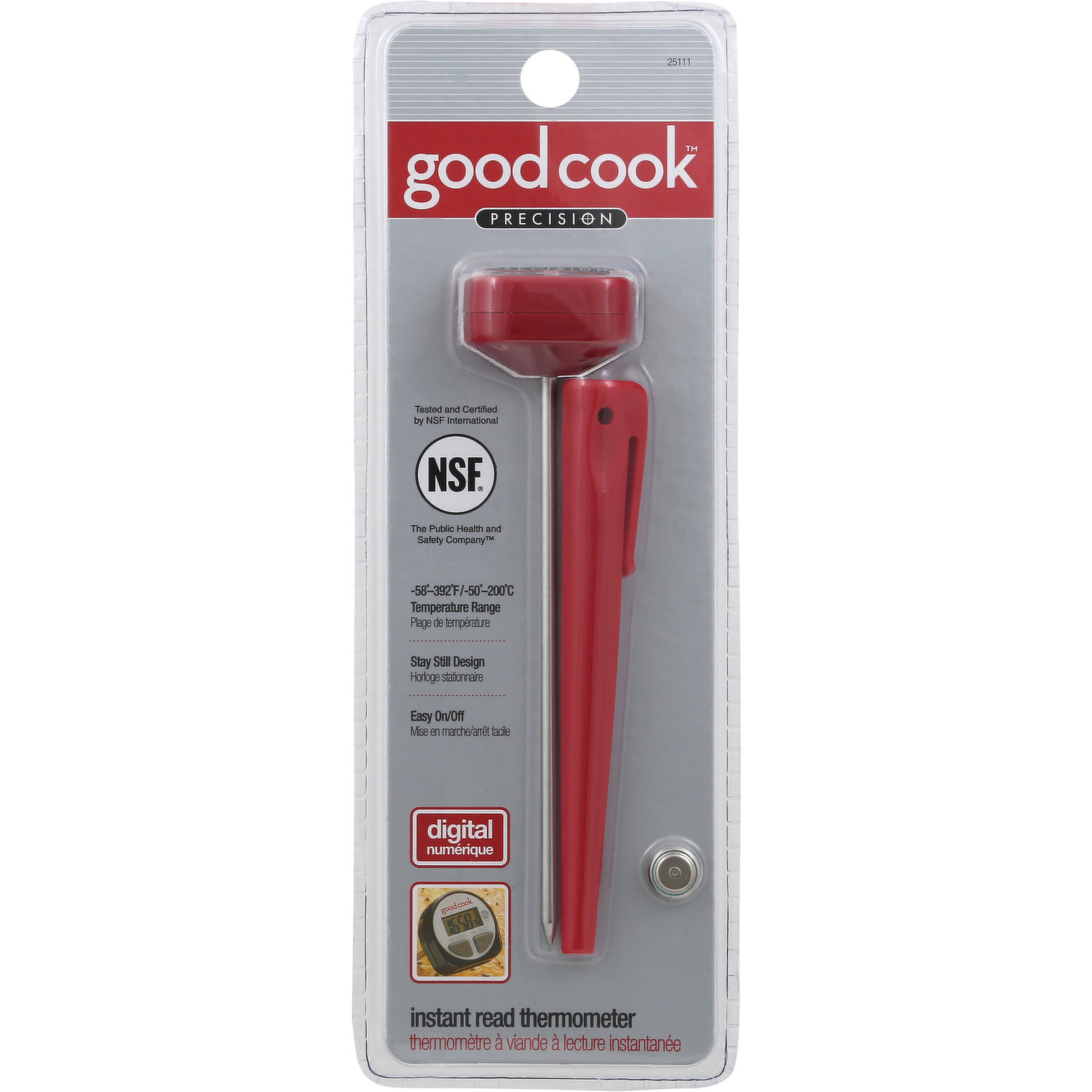 Good Cook Precision Thermometer, Meat, Baking & Cooking Accessories