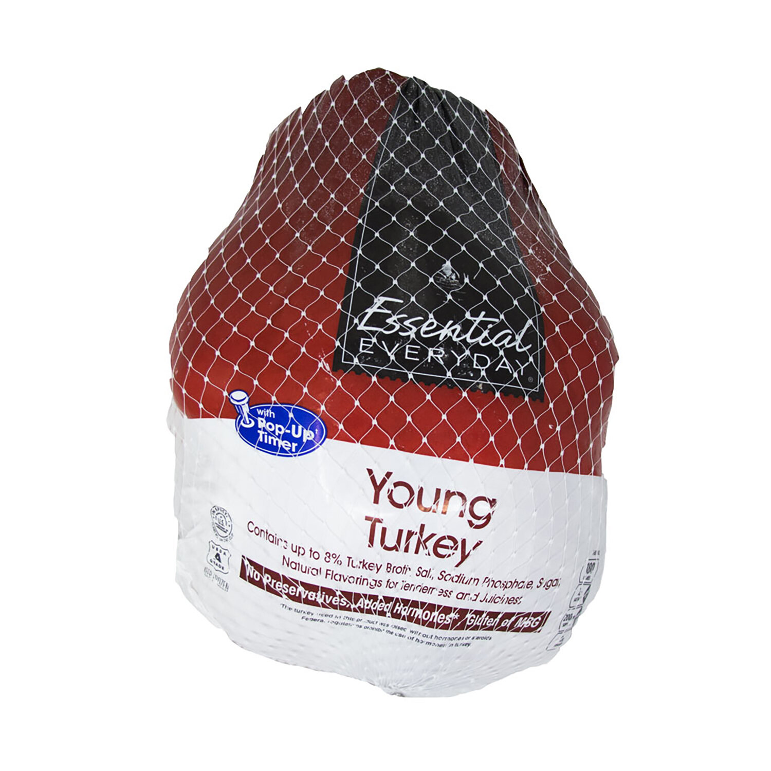 Premium Basted Young Turkey - Frozen - 10-16lbs - Price Per Lb