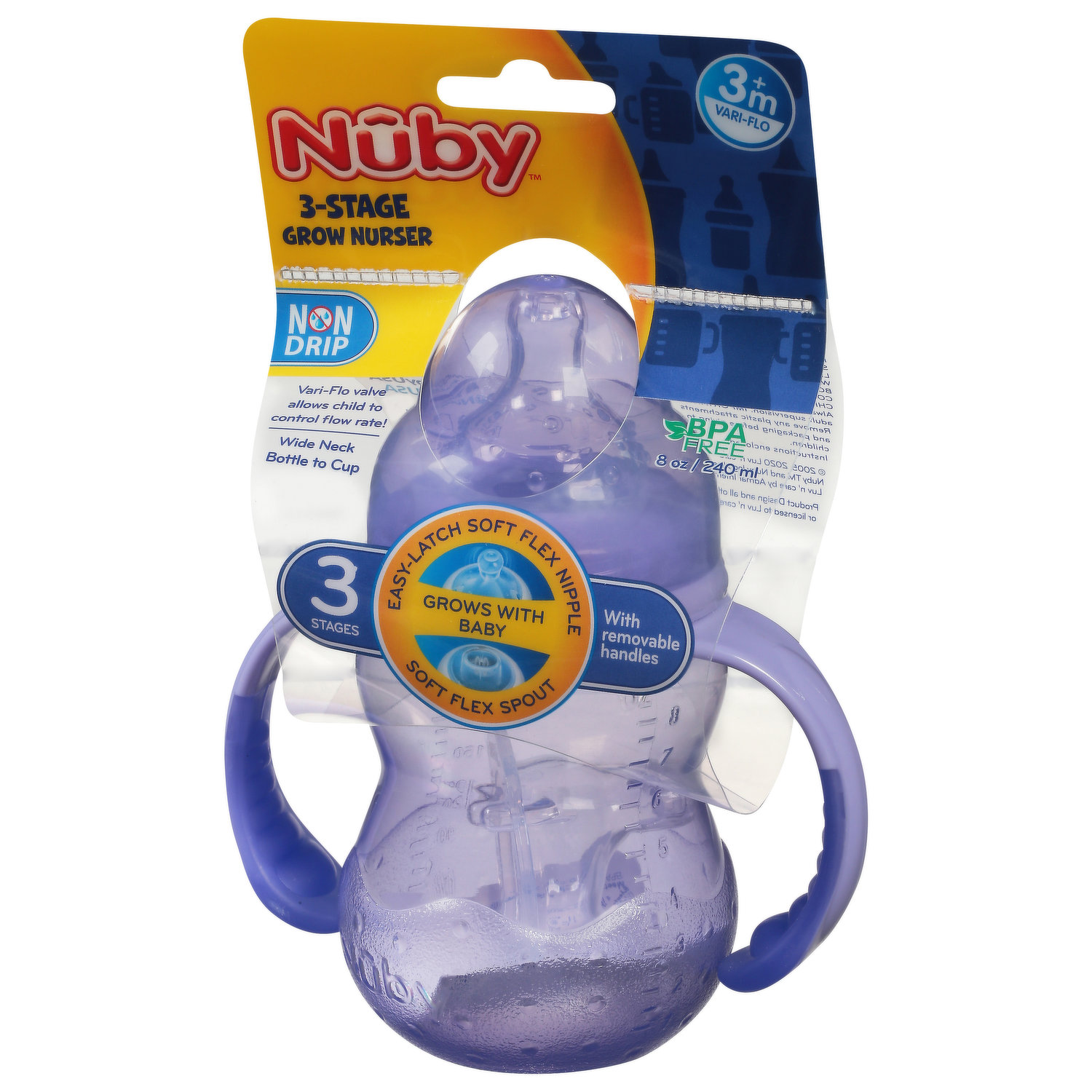 Save on Nuby Bottle Standard Neck 8 oz Order Online Delivery