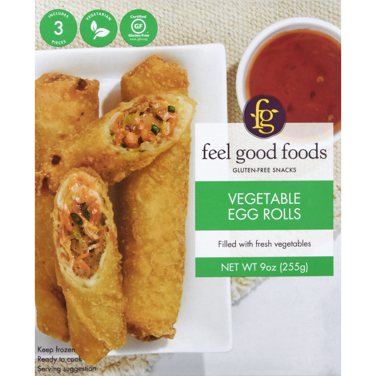 Feel Good Foods Vegetable Spring Rolls (35 oz., 18 ct.) - Sam's Club