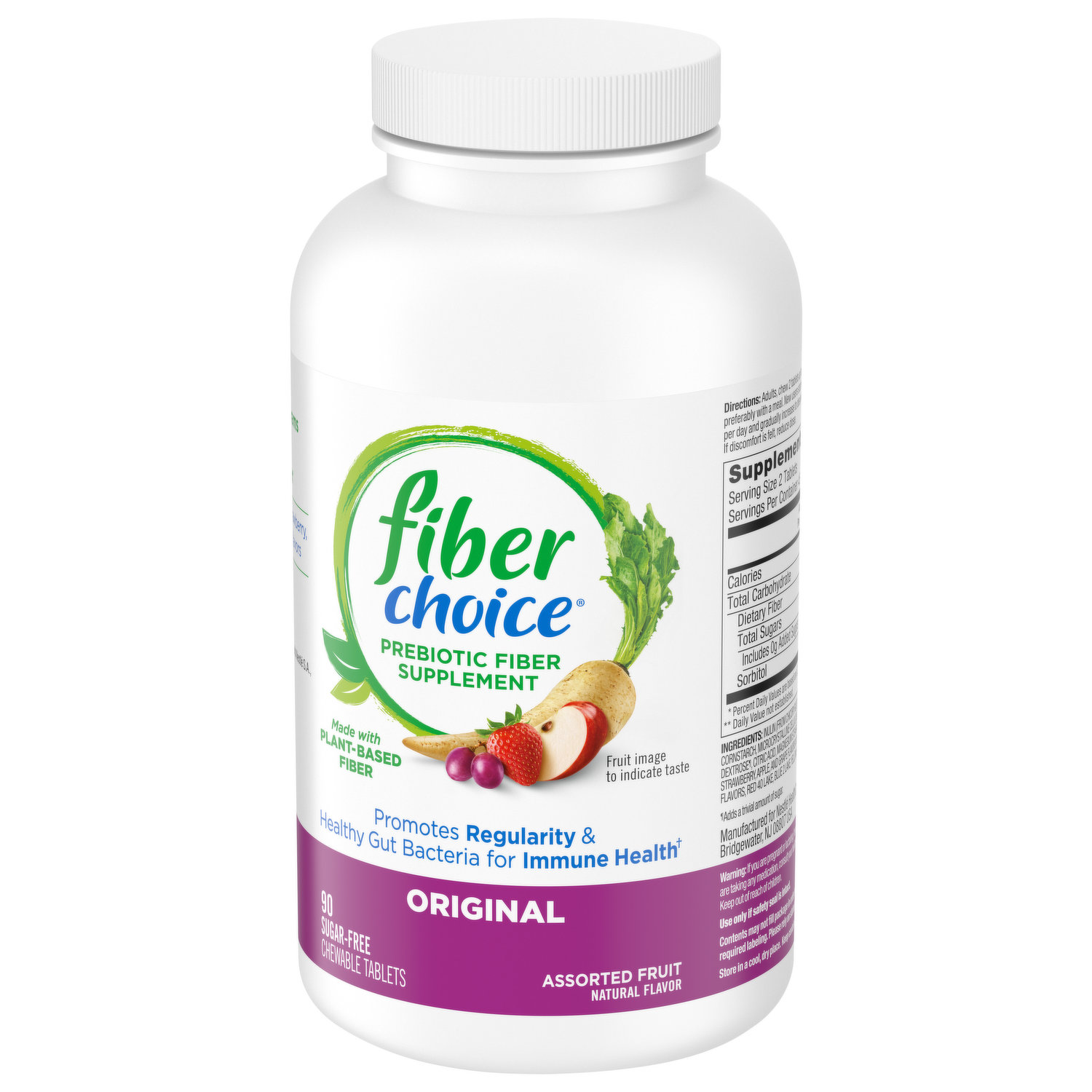 Lot of 2 Fiber Choice Daily Probiotic Fiber Supplement - 90