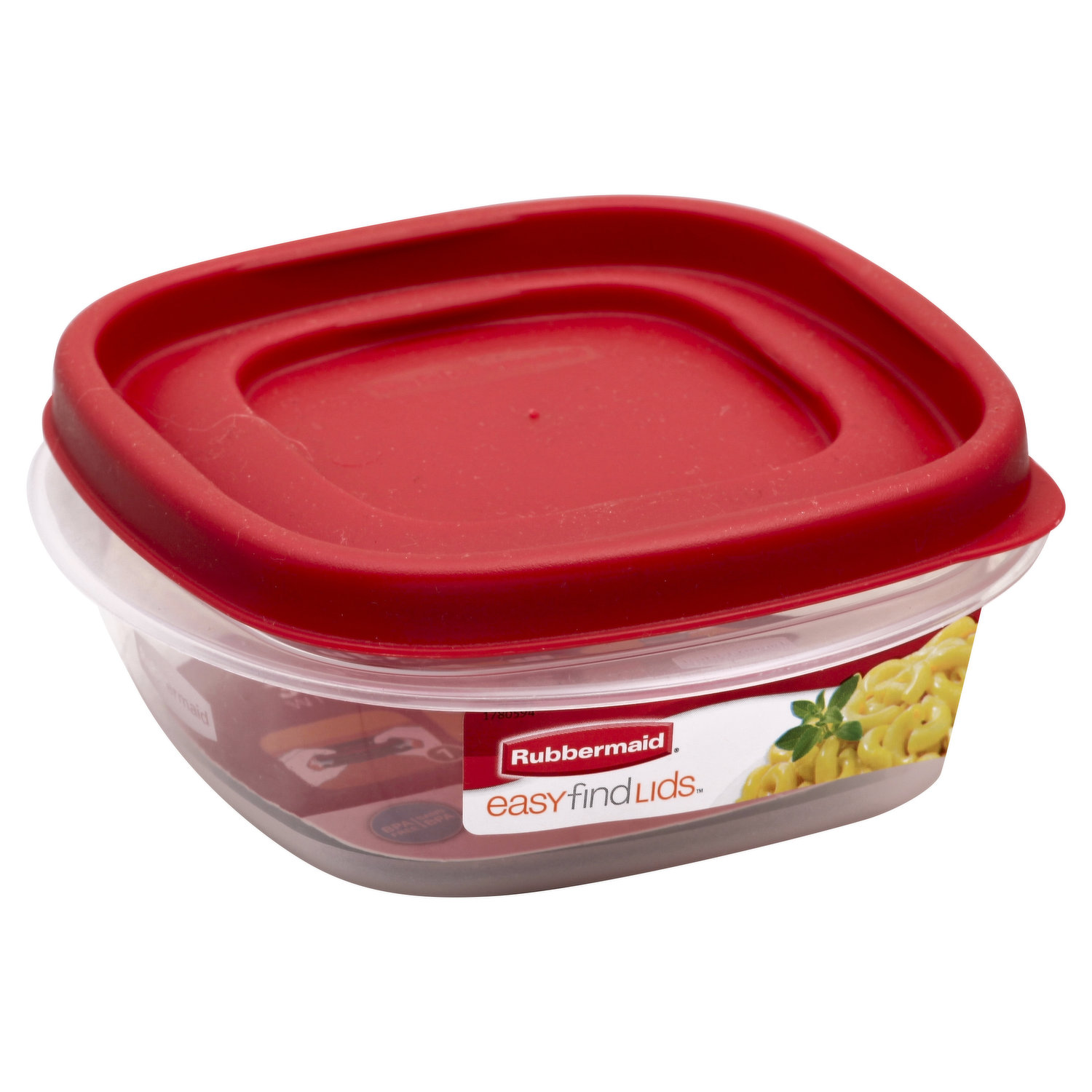 Rubbermaid 1.5 Gal. Rectangle Easy Find Lids Food Storage Container, Food  Storage, Household