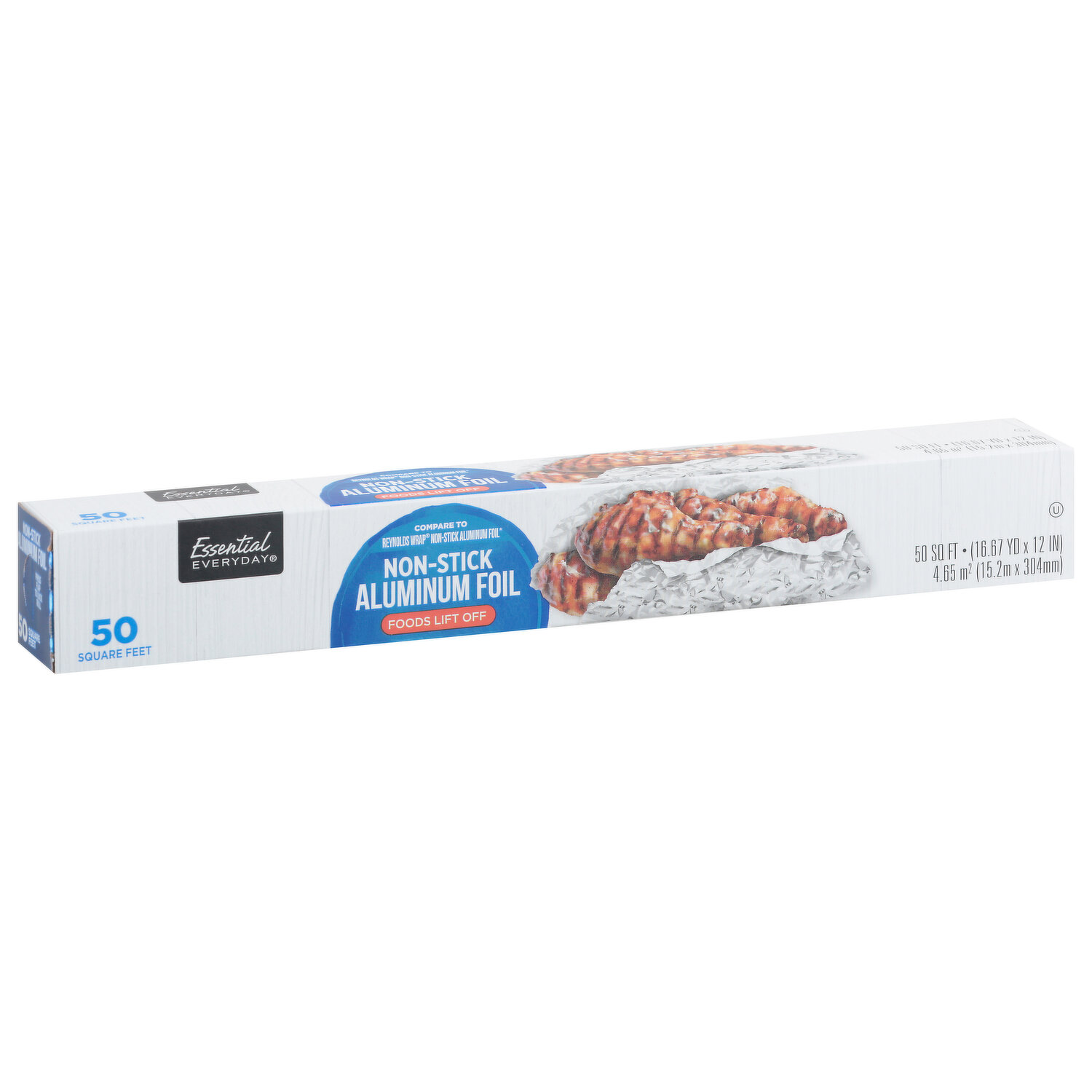 Simply Done Aluminum Foil, Non-Stick, 50 Sq Ft