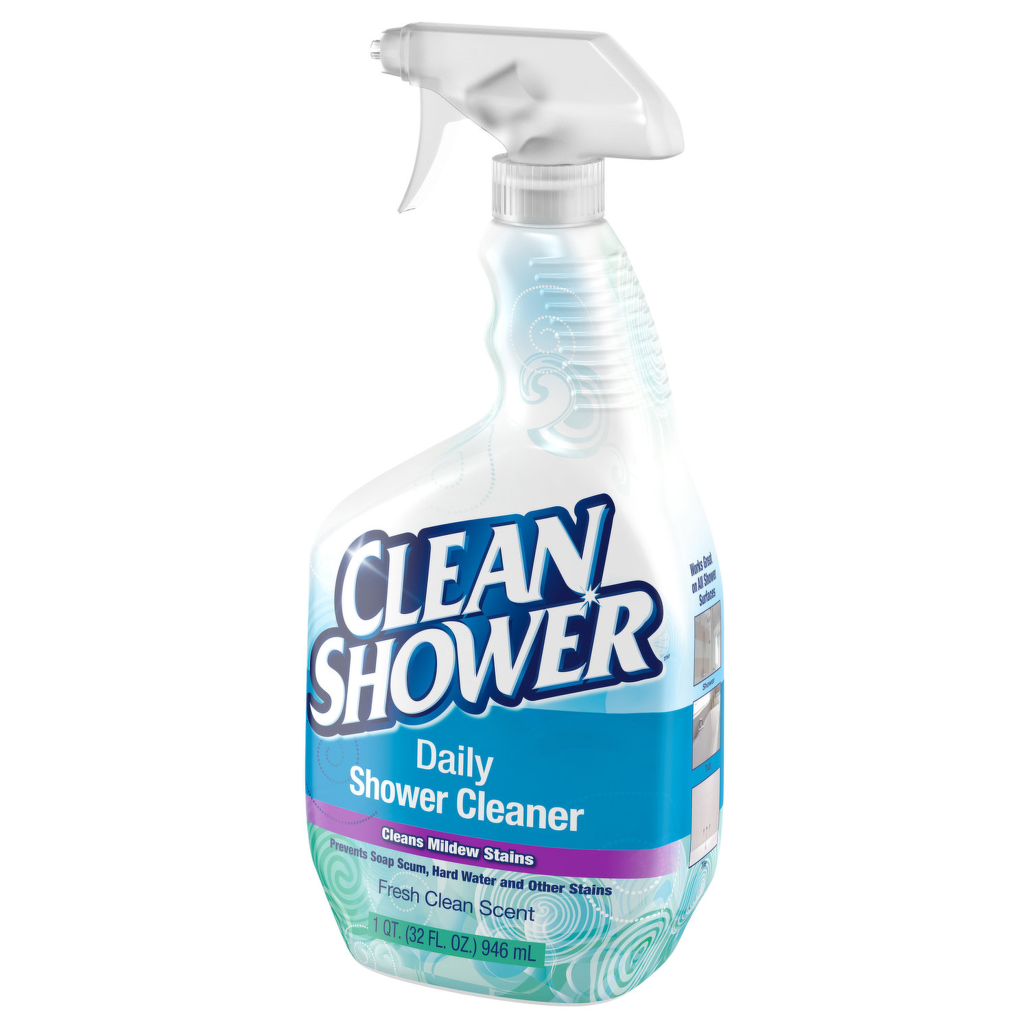 Clean Shower Daily Shower Cleaner Refill, 60 fl oz (Pack of 18), 18 packs -  Fry's Food Stores