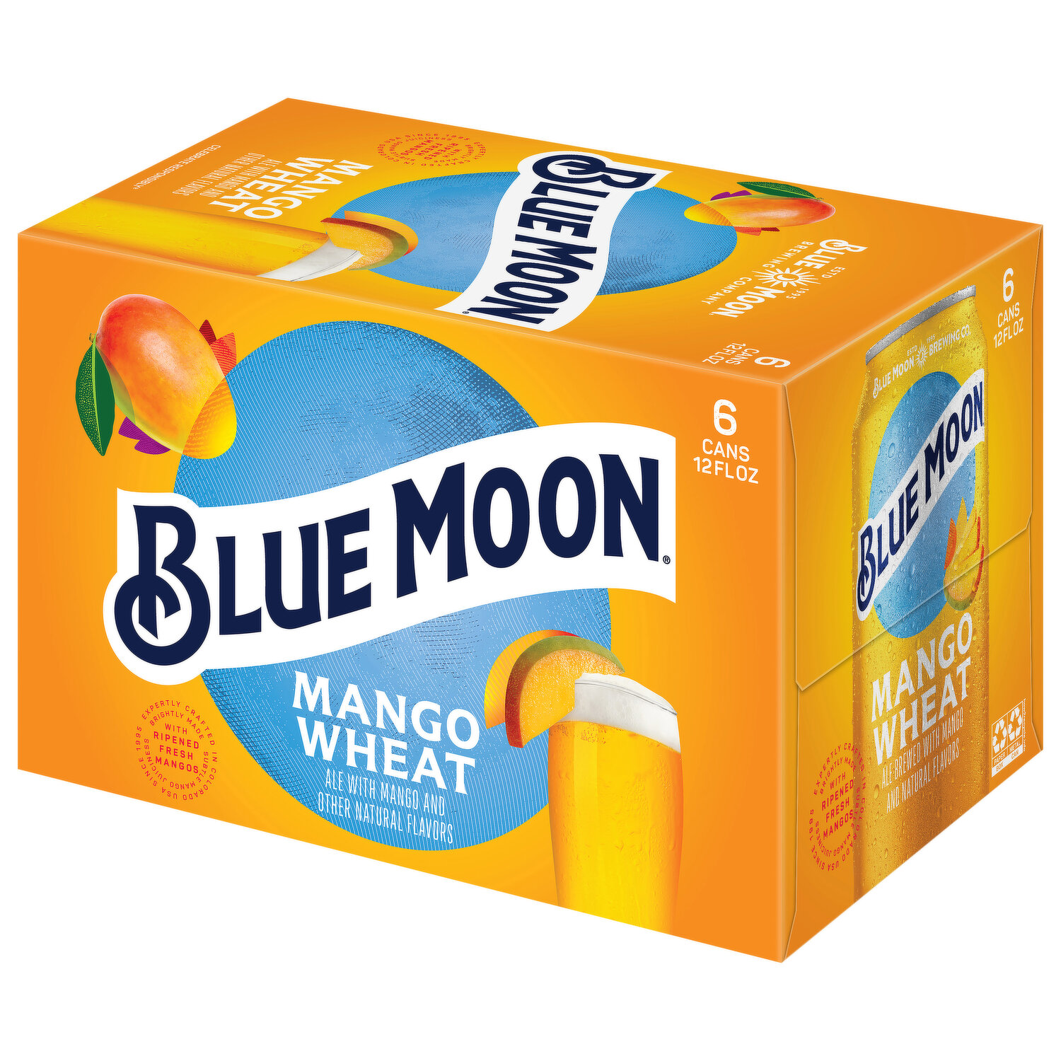 いれいす If BlueMoon×4 Blue Moon Mango Wheat Ale Beer - Lunds & Byerlys