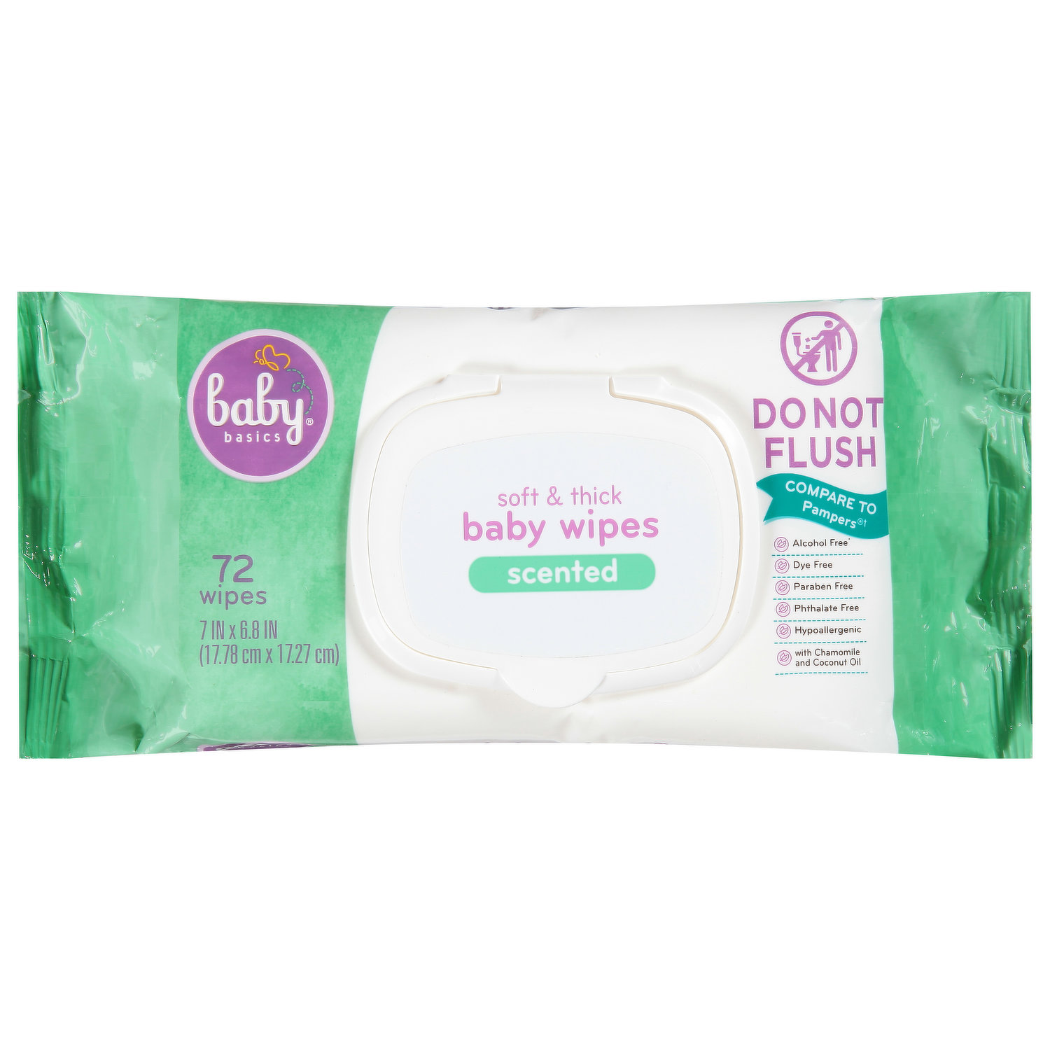 Lingettes bébé kids hygiène on the go 0% alcool, Pampers (x 40)