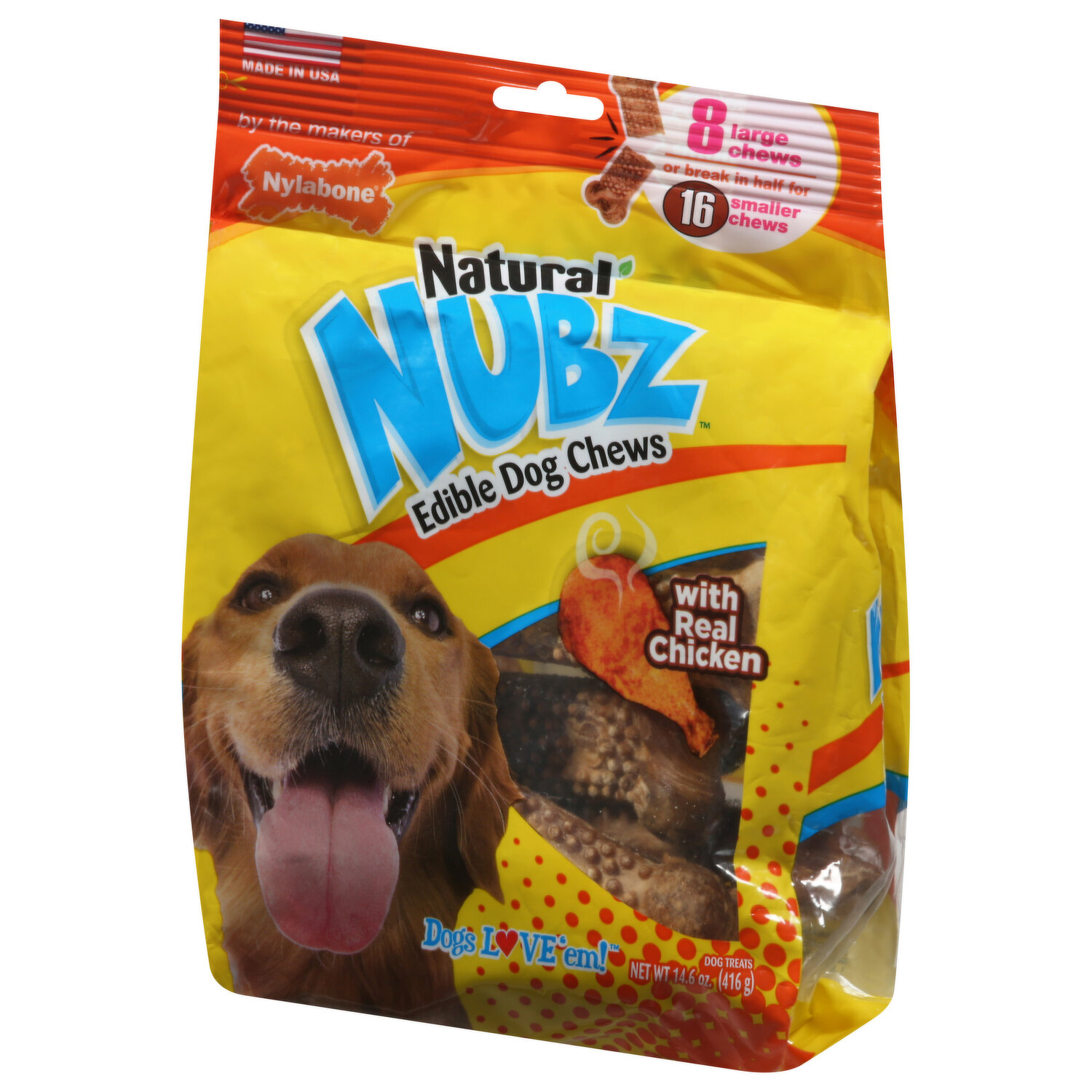 how many calories are in nubz dog treats