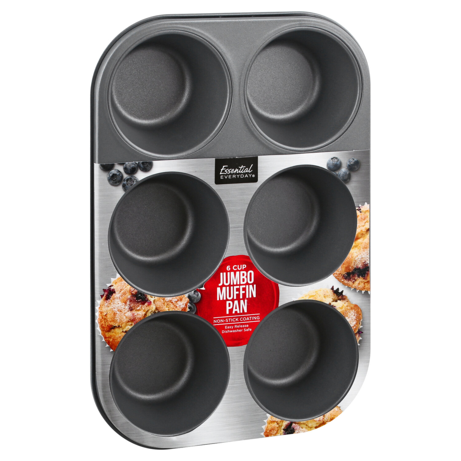 6 Pack: Non-Stick Jumbo Muffin Pan by Celebrate It®