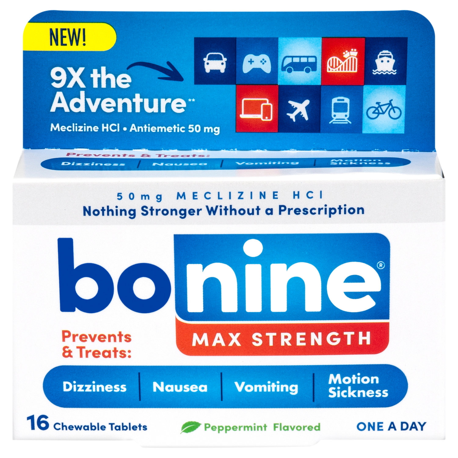 Save on Bonine Meclizine Hydrochloride for Motion Sickness Tabs