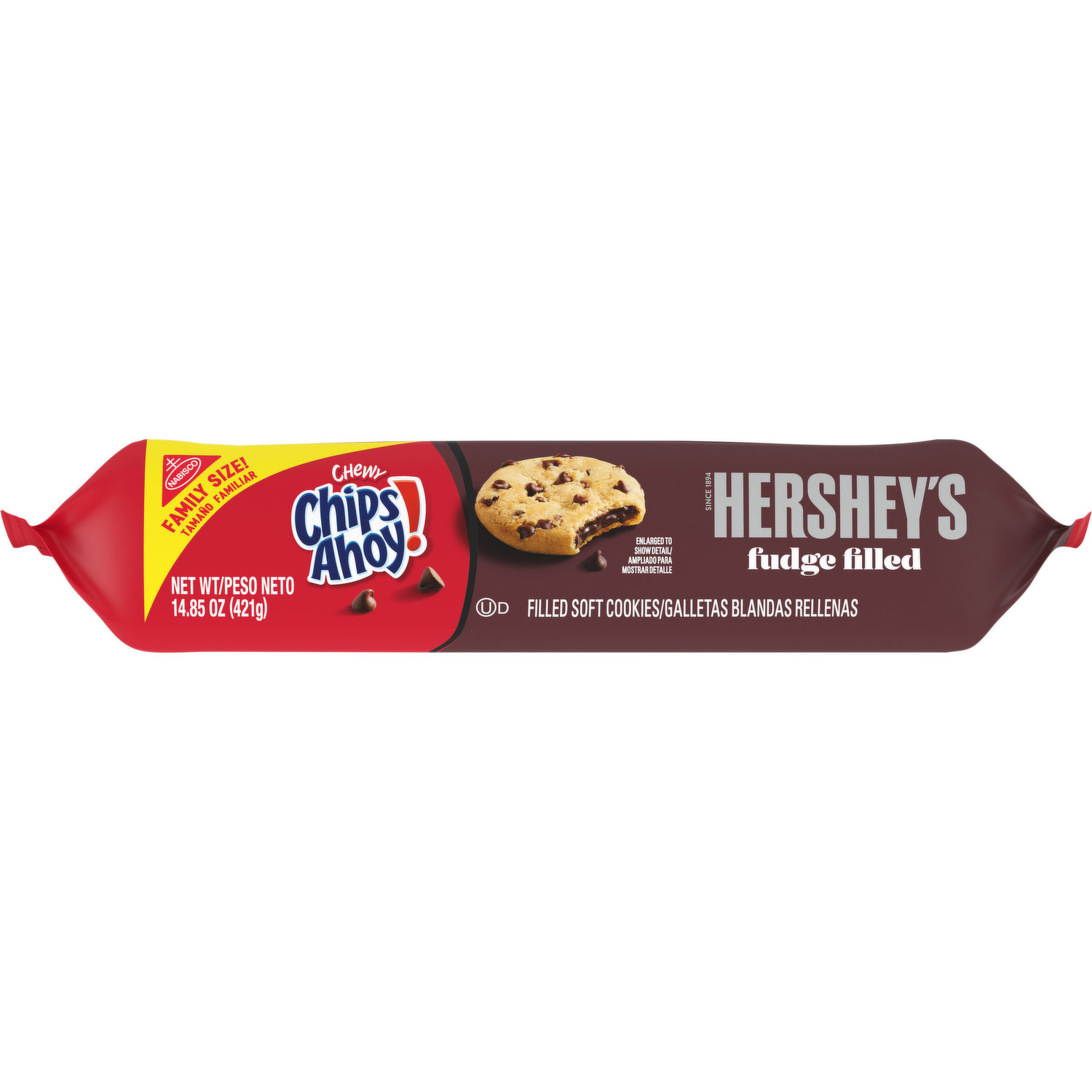 Chips Ahoy Launches Hershey's Fudge Filled Cookies