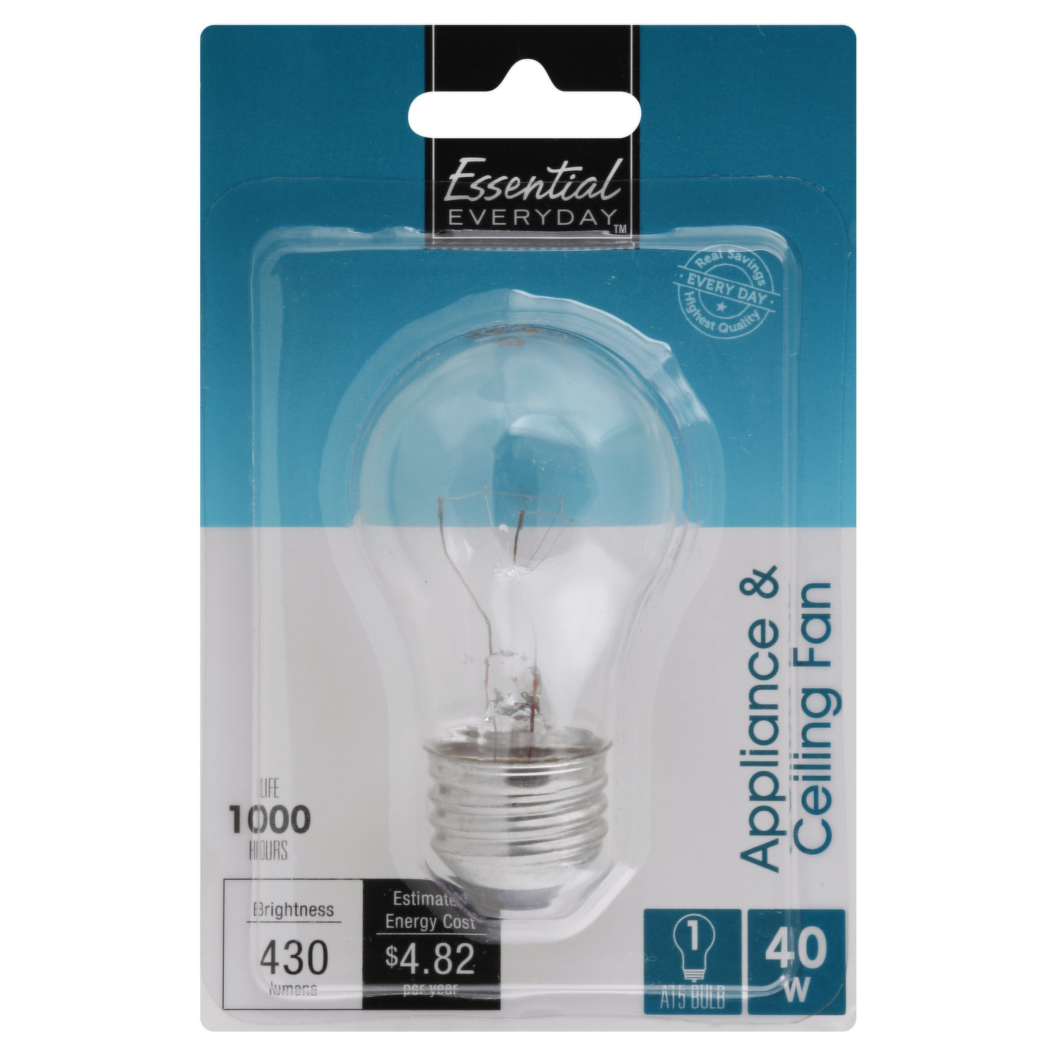 Ge Reveal Hd+ Light Bulb Appliance Bulb 40w Clear Finish Medium Base :  Target