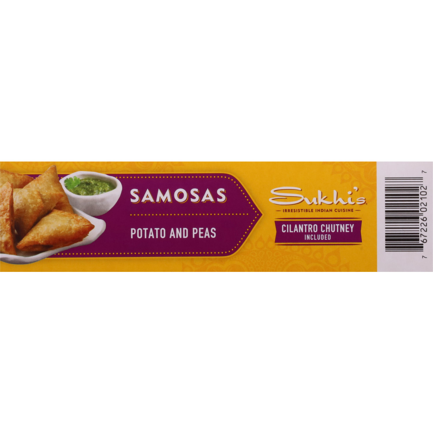 Potatos and Peas Frozen Samosa