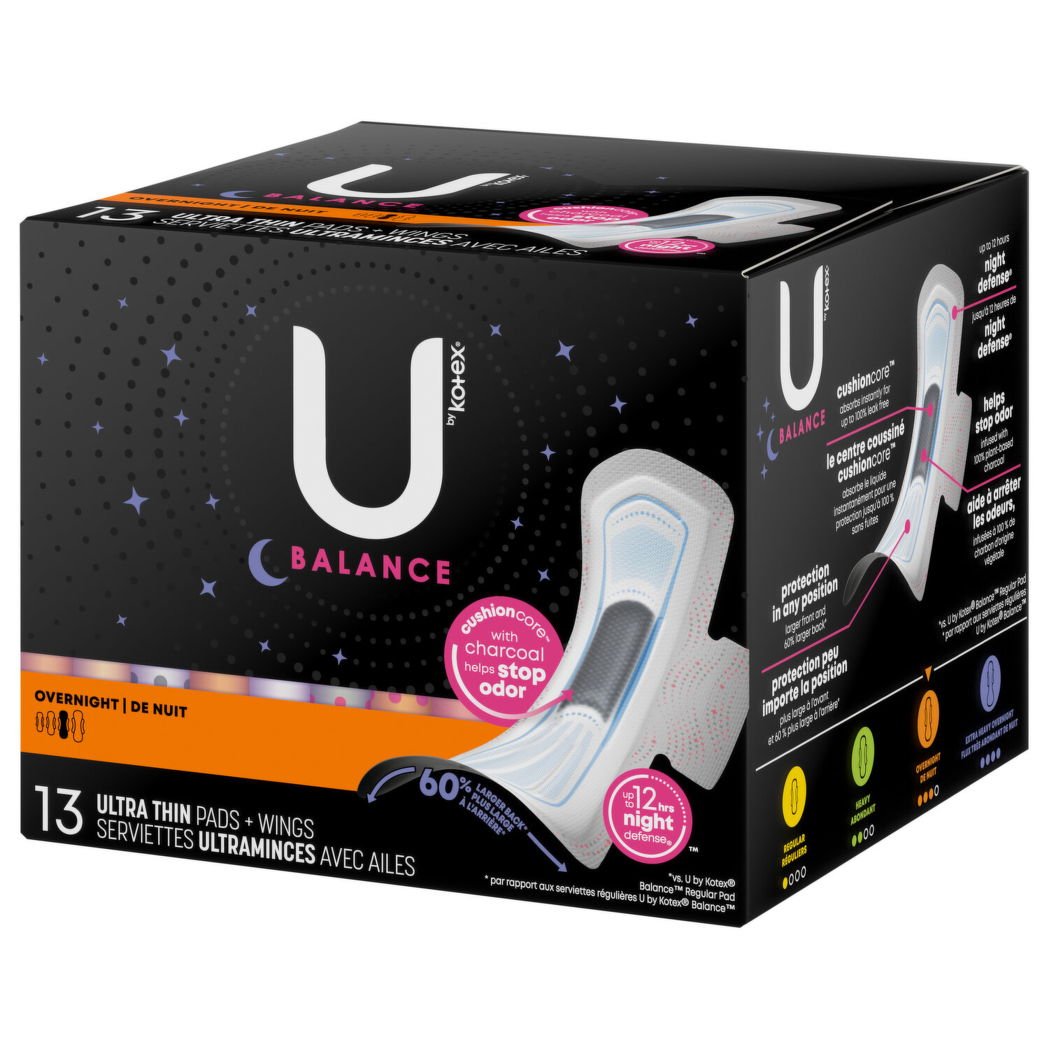 U by Kotex Ultra Thin Overnight Pads - Zerbee