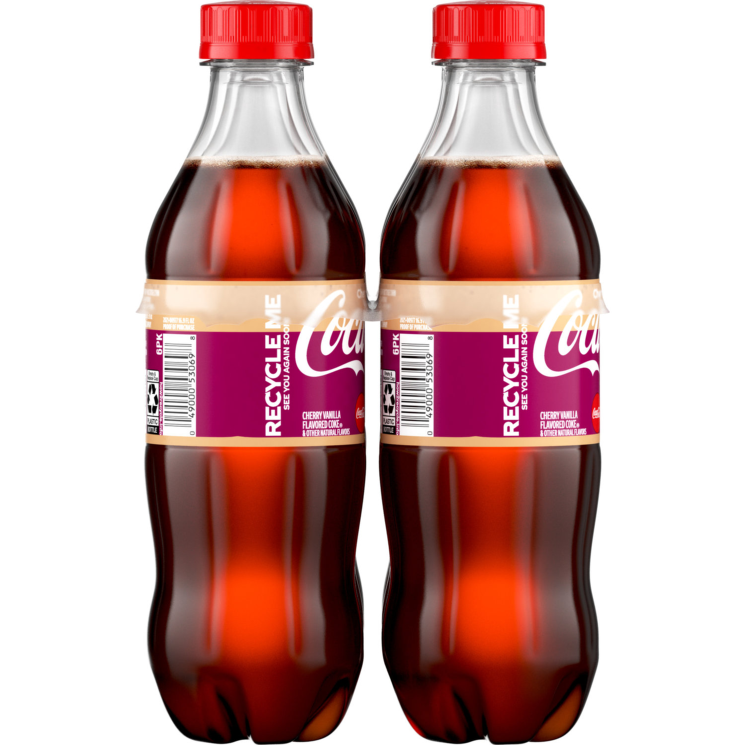 Coca-Cola Cherry Cola Soda Mini - 6 pk