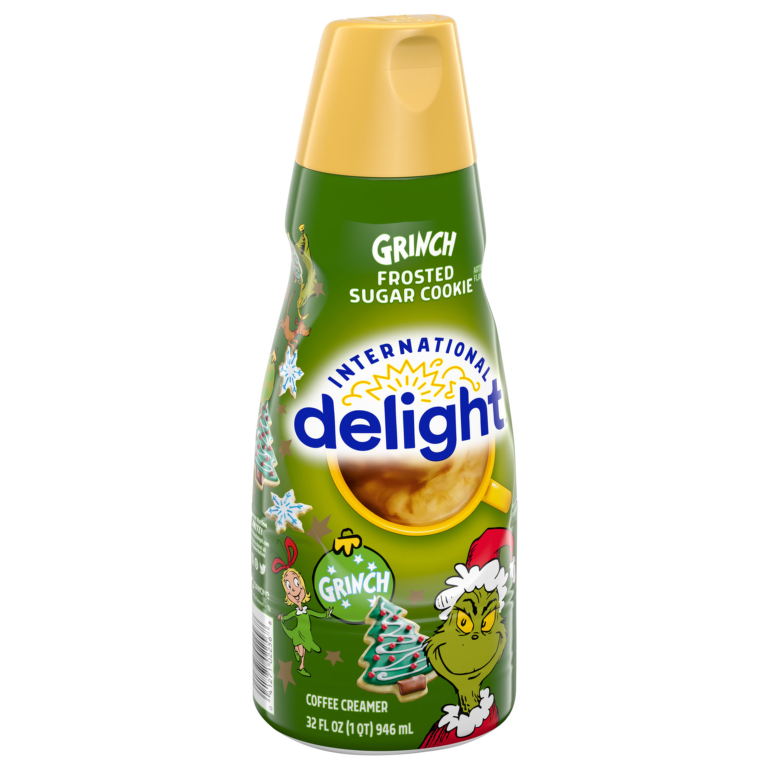 The Grinch Sugar Cookie Coffee Creamer Causes Mischief at Walmart