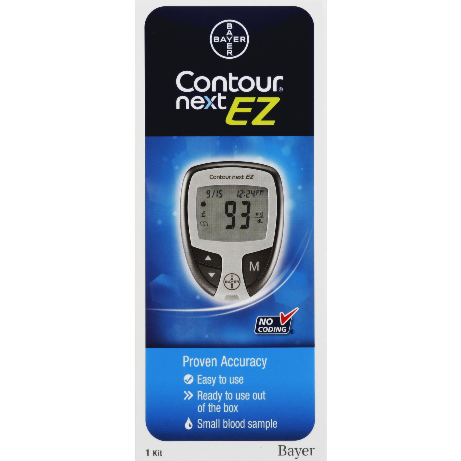 Bayer Contour Next Ez Blood Glucose Monitoring Kit