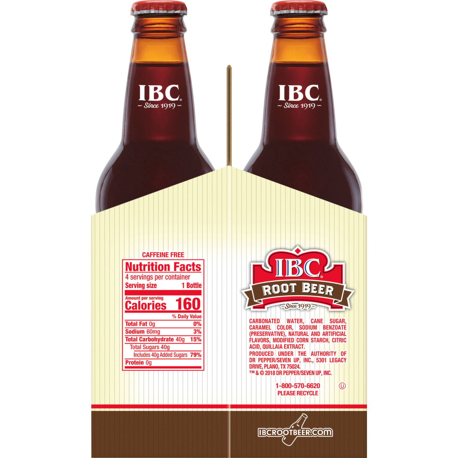 IBC Rootbeer With Cane Sugar Glass Bottle - 12 Pack – Louisiana Pantry