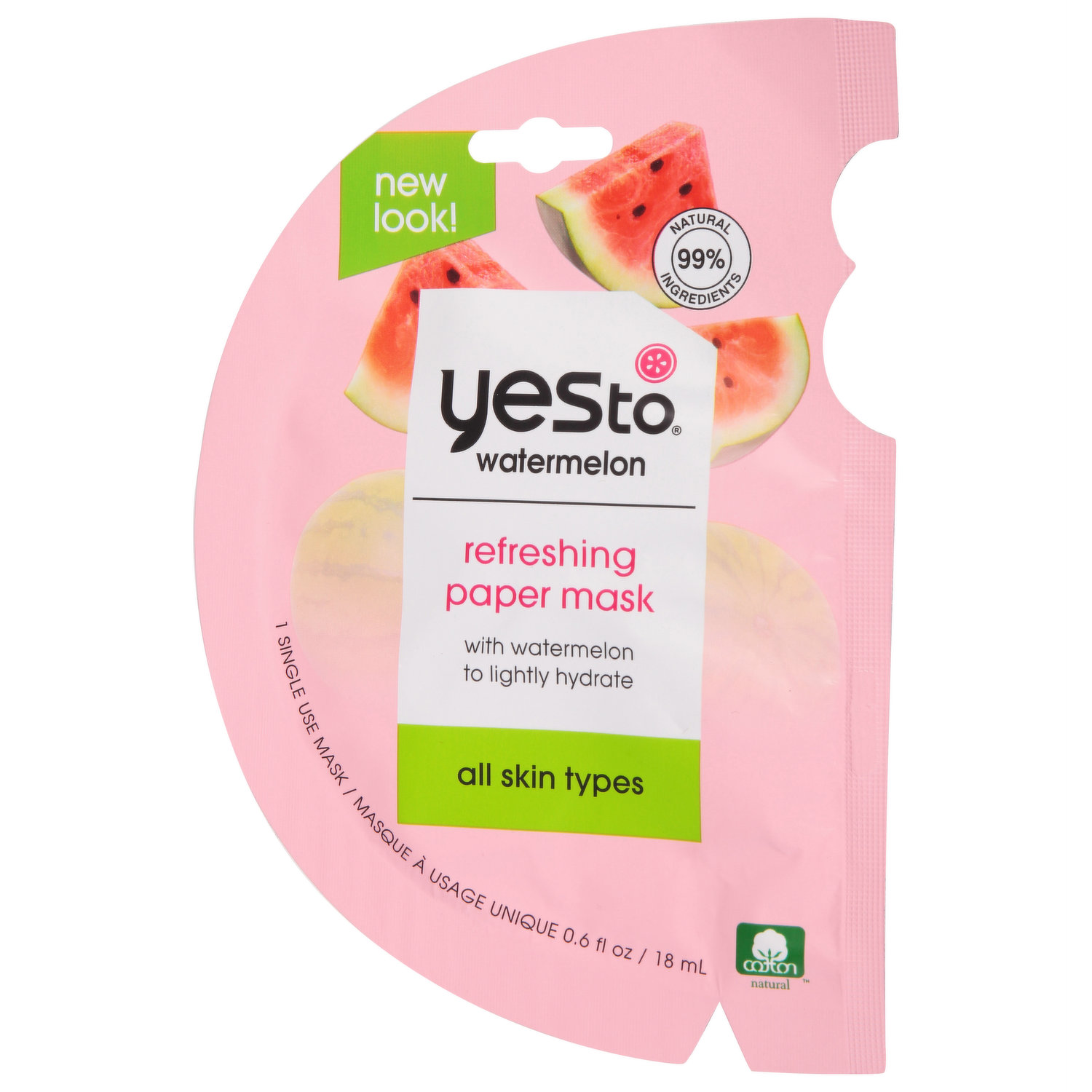 Refreshing Paper Mask - Yes to Watermelon