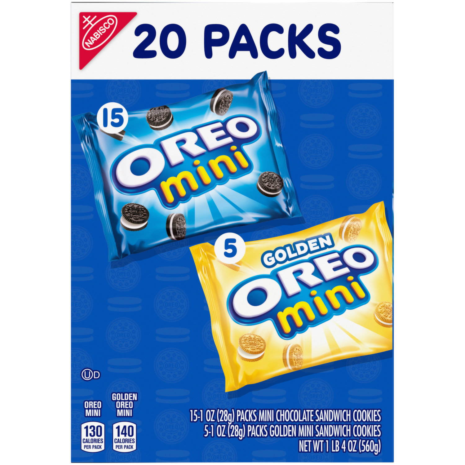 Nabisco Cookies & Crackers, Mini, 20 Pack - 20 packs [1 lb 4 oz (560 g)]