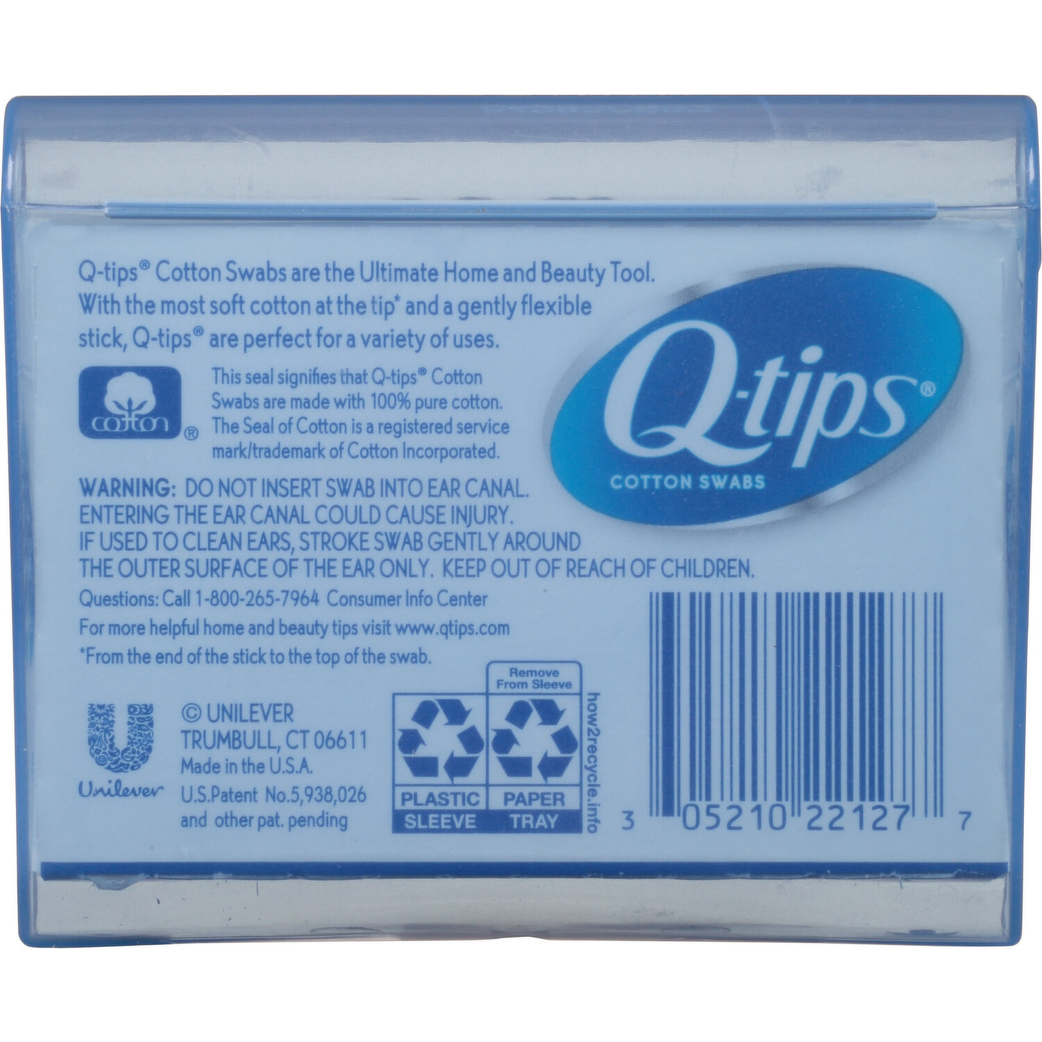 Q-Tips Travel Size 30 ct | Nzymes.COM