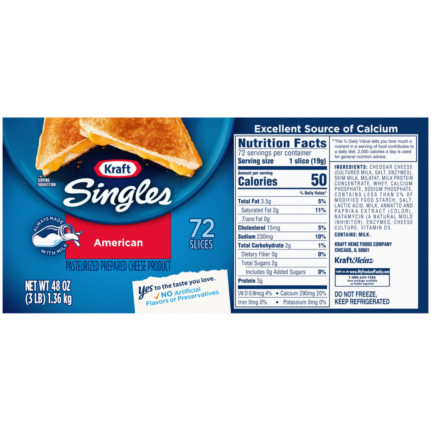 Kraft American Cheese Slices Nutrition Facts Bios Pics