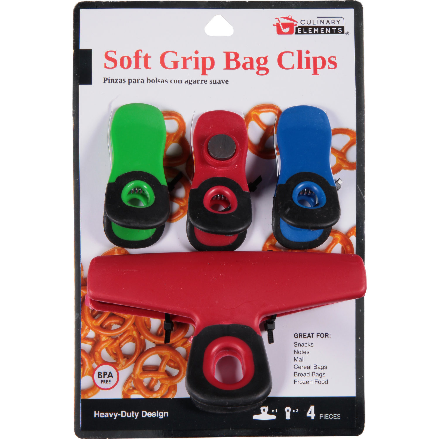 Chip Clips For Bags, Bag Clips For Food Package Snack Potato Chip,Heavy  Duty