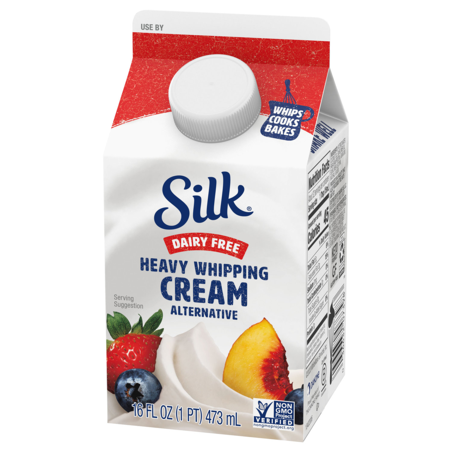 Silk Vanilla Dairy-Free Soy Creamer 16 Fl. Oz. Carton, Creamers